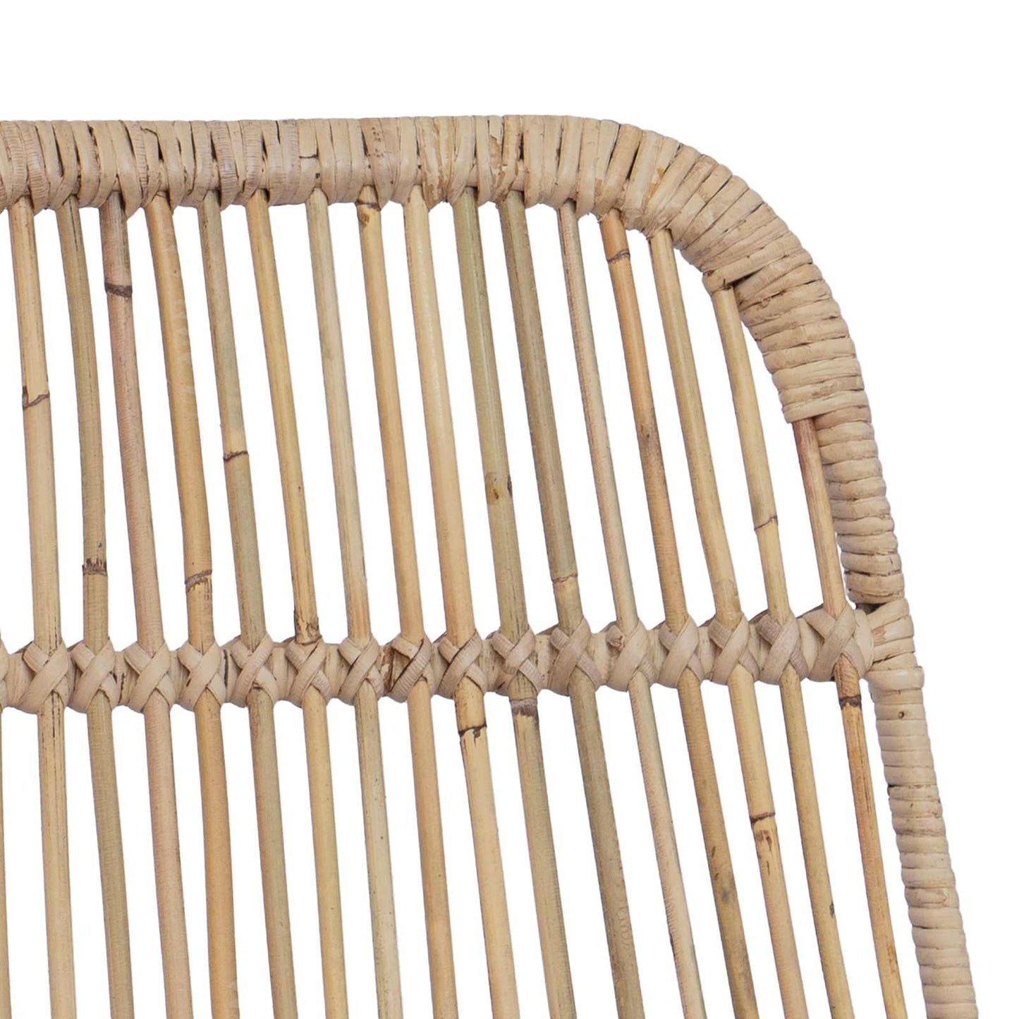 vidaXL Μπαρ σκαμπό 2 pcs Φυσικό 44 x 55 x 109 εκ. Ράτταν και Χάλυβας
