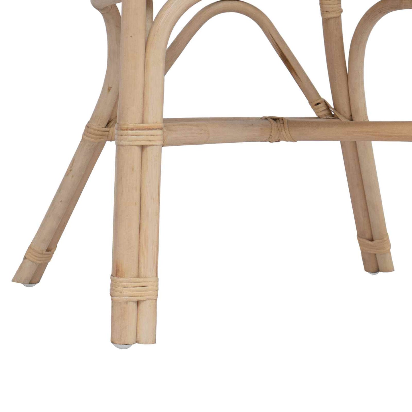 vidaXL Στοιβαζόμενη Καρέκλα Φυσικό 58 x 60 x 81 cm Ρατάν