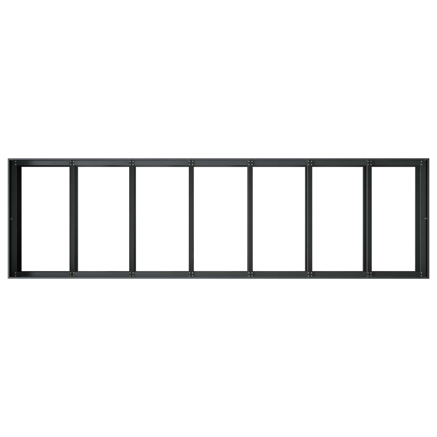 vidaXL Γλάστρα Κήπου Ανθρακί 280 x 80 x 60 εκ Ψυχρής έλασης χάλυβας