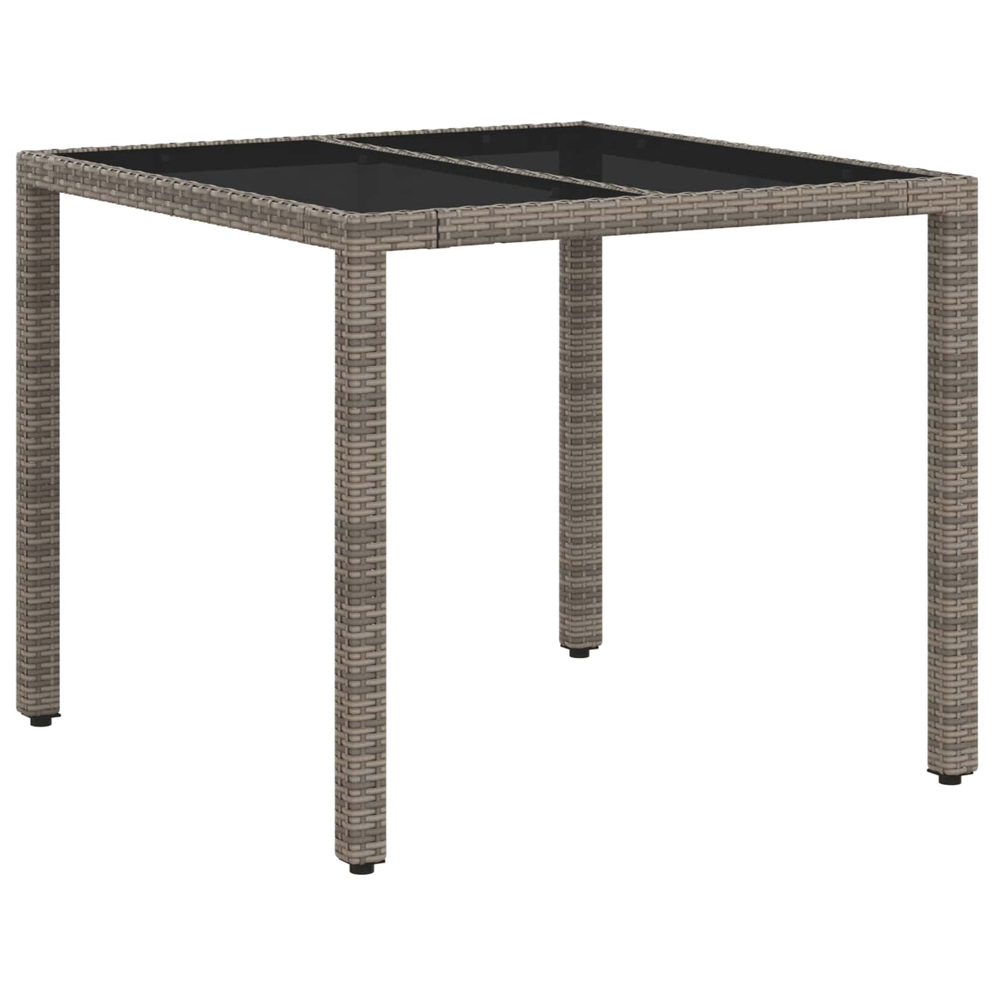 vidaXL Σετ Εξωτερικής Τραπέζης 3 pcs Ανοιχτό Γκρι και Σκούρο Γκρι