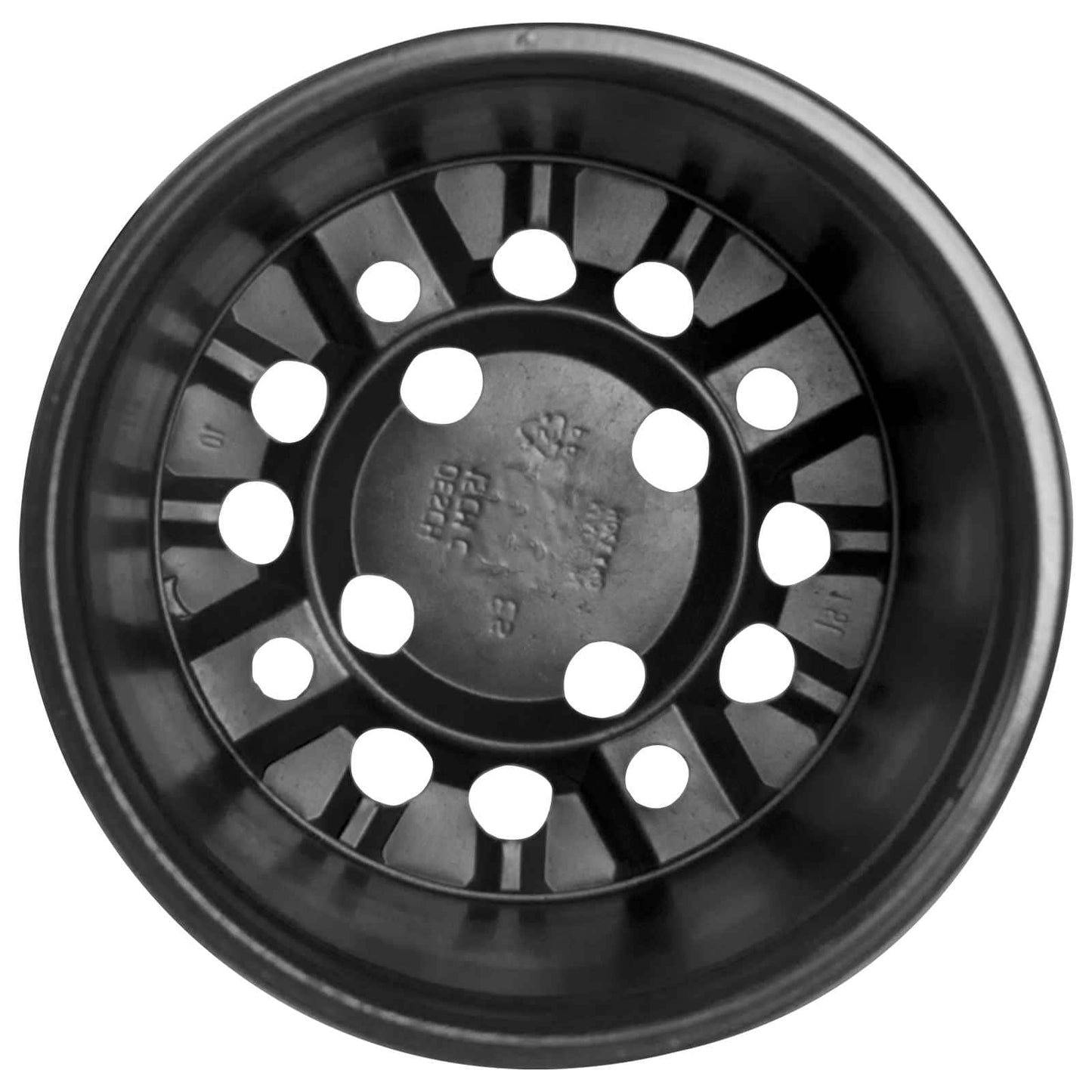 vidaXL Γλάστρα Λουλουδιών 100 pcs Μαύρο Ø 15 x 12.5 εκ. Πλαστικό