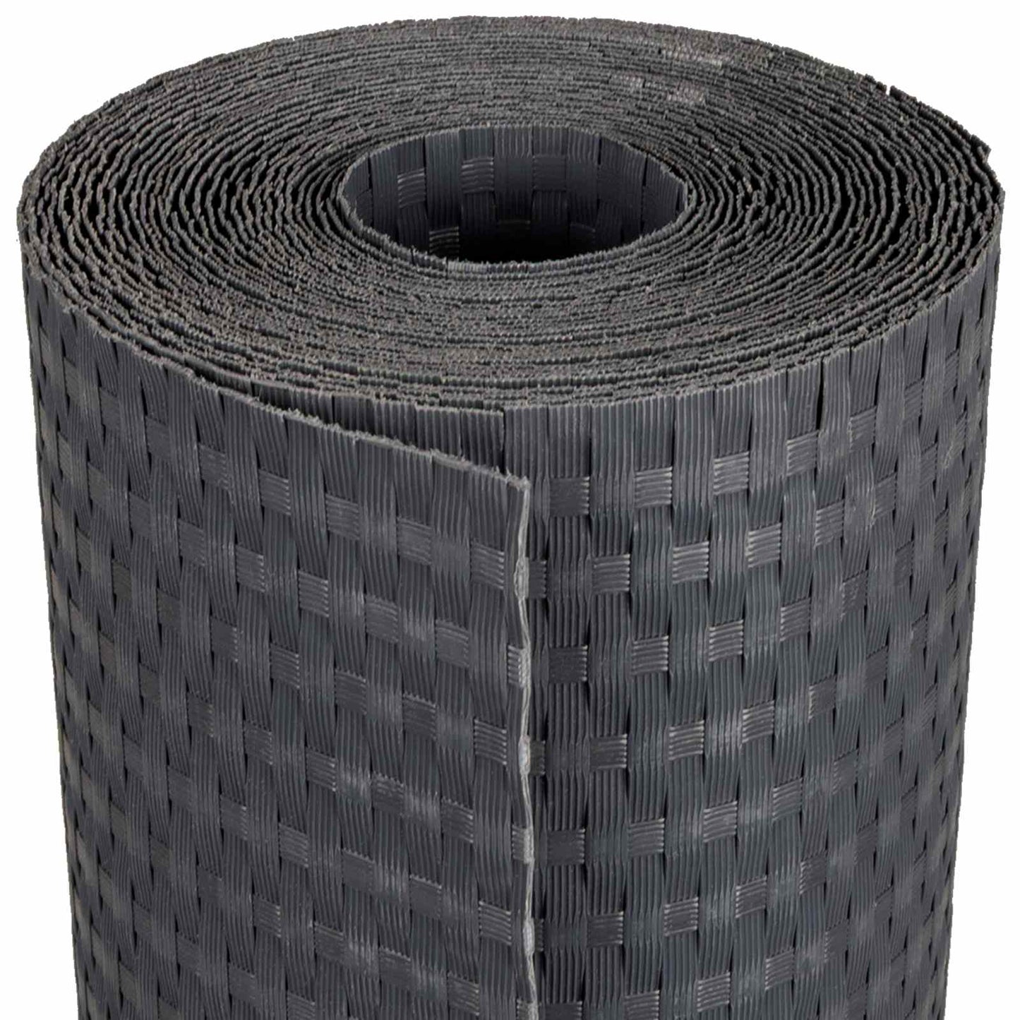 vidaXL Οθόνη Μπαλκονιού Σκούρο Γκρι 300 x 100 cm συνθετικό ρατάν