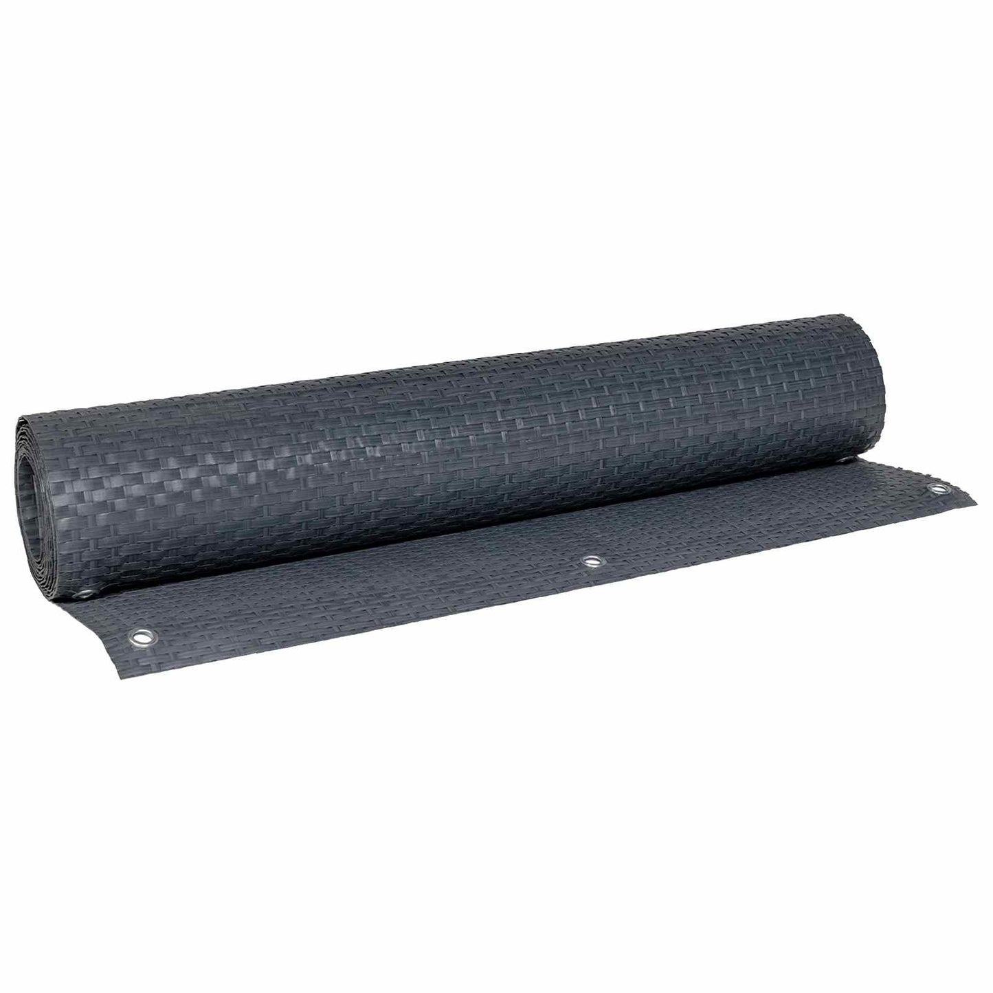 vidaXL Οθόνη Μπαλκονιού με Ενσωμάτωτα Μάτια 600 x 80 cm Ανθρακί