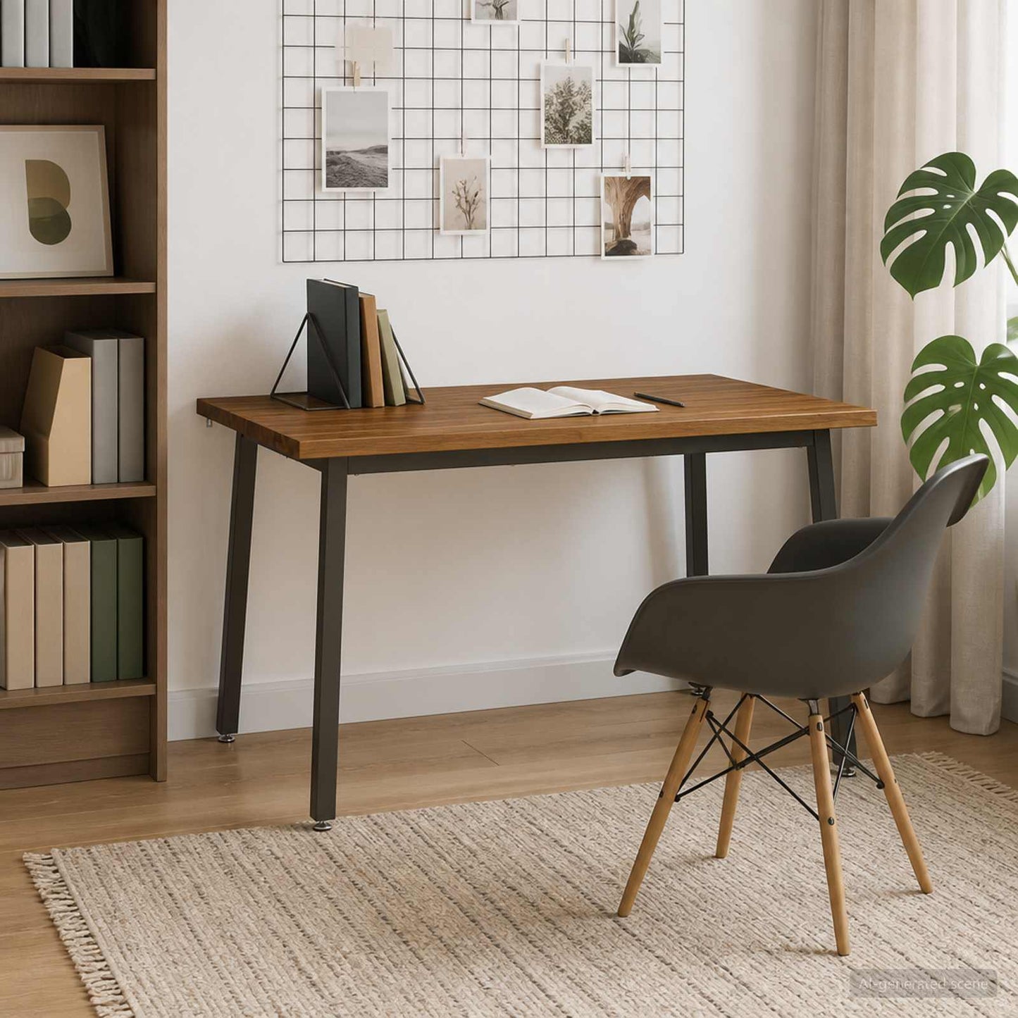 vidaXL Τραπέζι Φαγητού με Ζωντανό Χείλος 110 x 55 x 75 cm