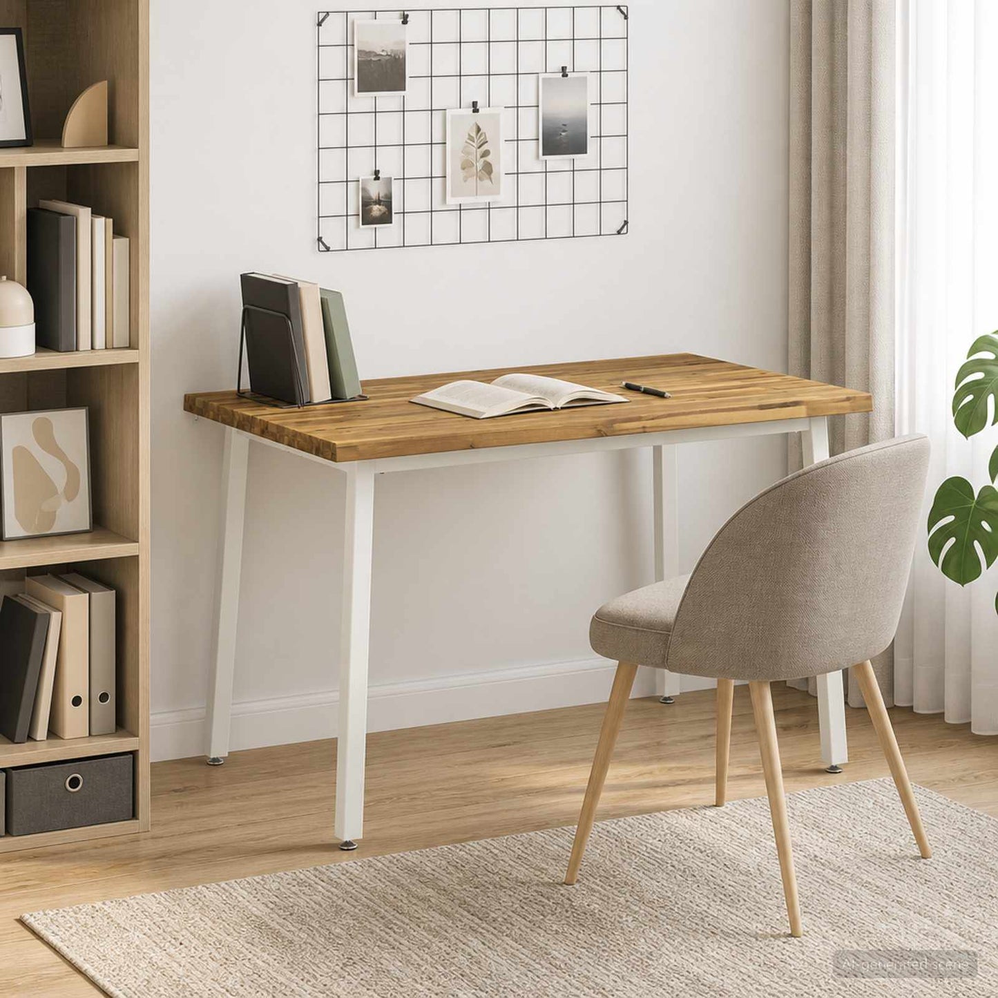 vidaXL Τραπέζι Φαγητού με Ζωντανό Χείλος 110 x 55 x 75 cm