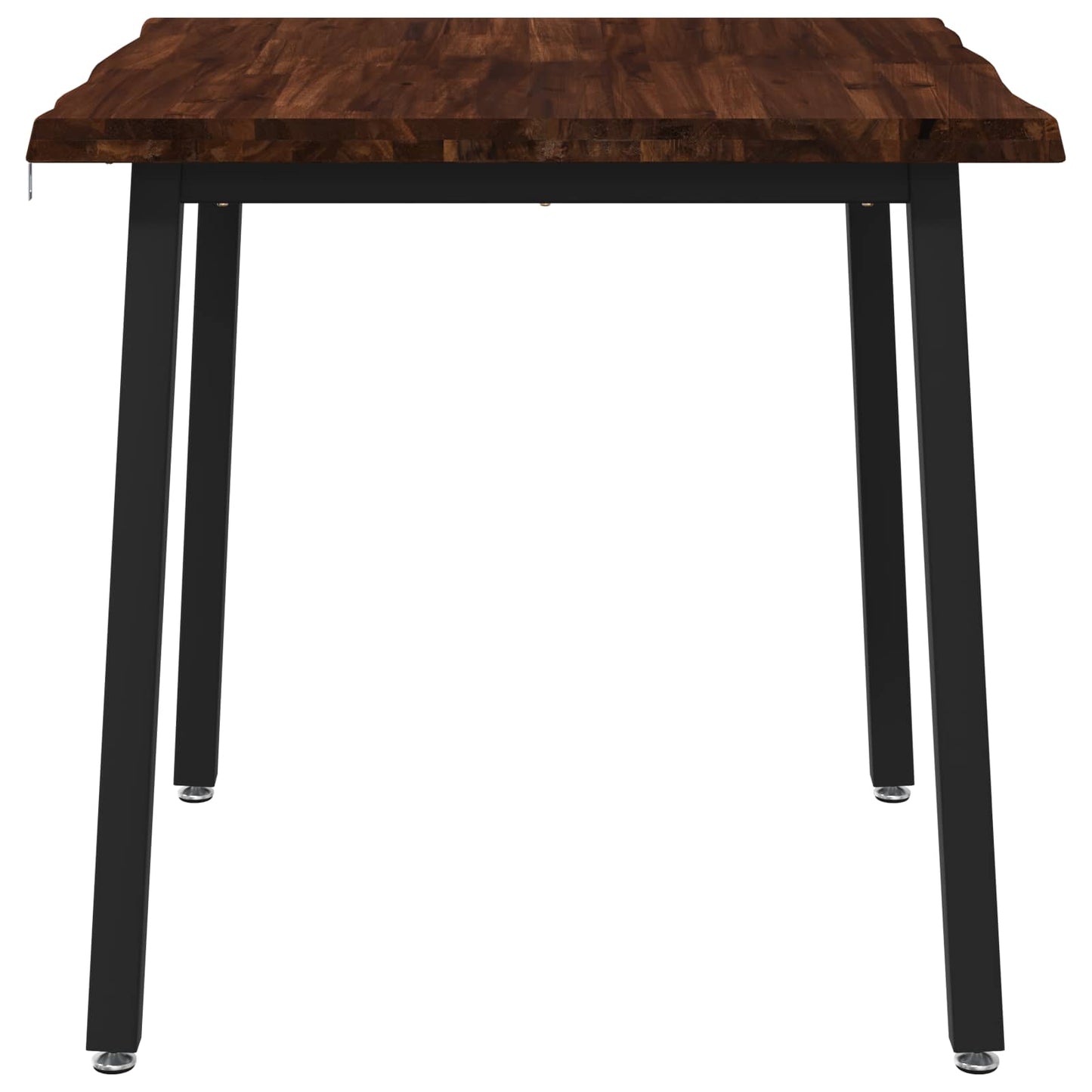 vidaXL Τραπέζι Φαγητού με Ζωντανό Χείλος 80 x 80 x 75 cm