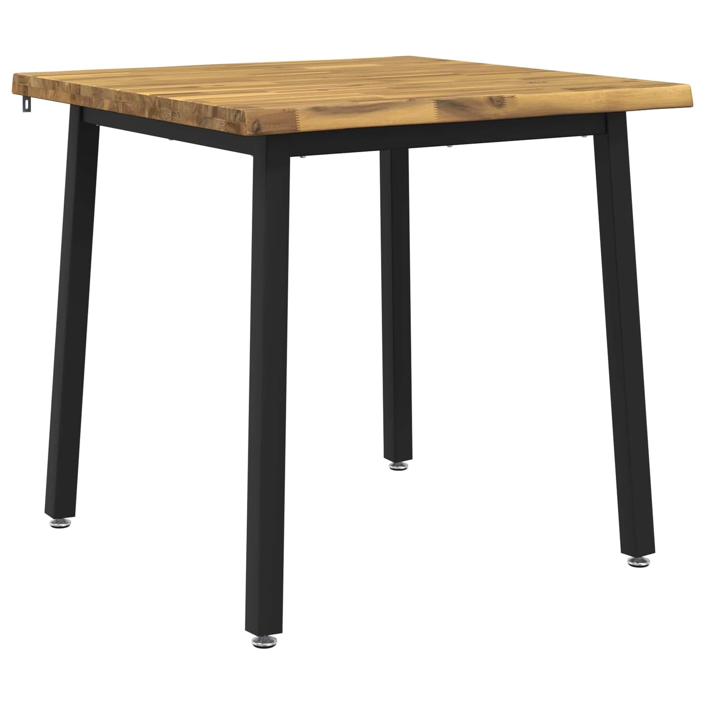 vidaXL Τραπέζι Φαγητού με Ζωντανό Χείλος 80 x 80 x 75 cm
