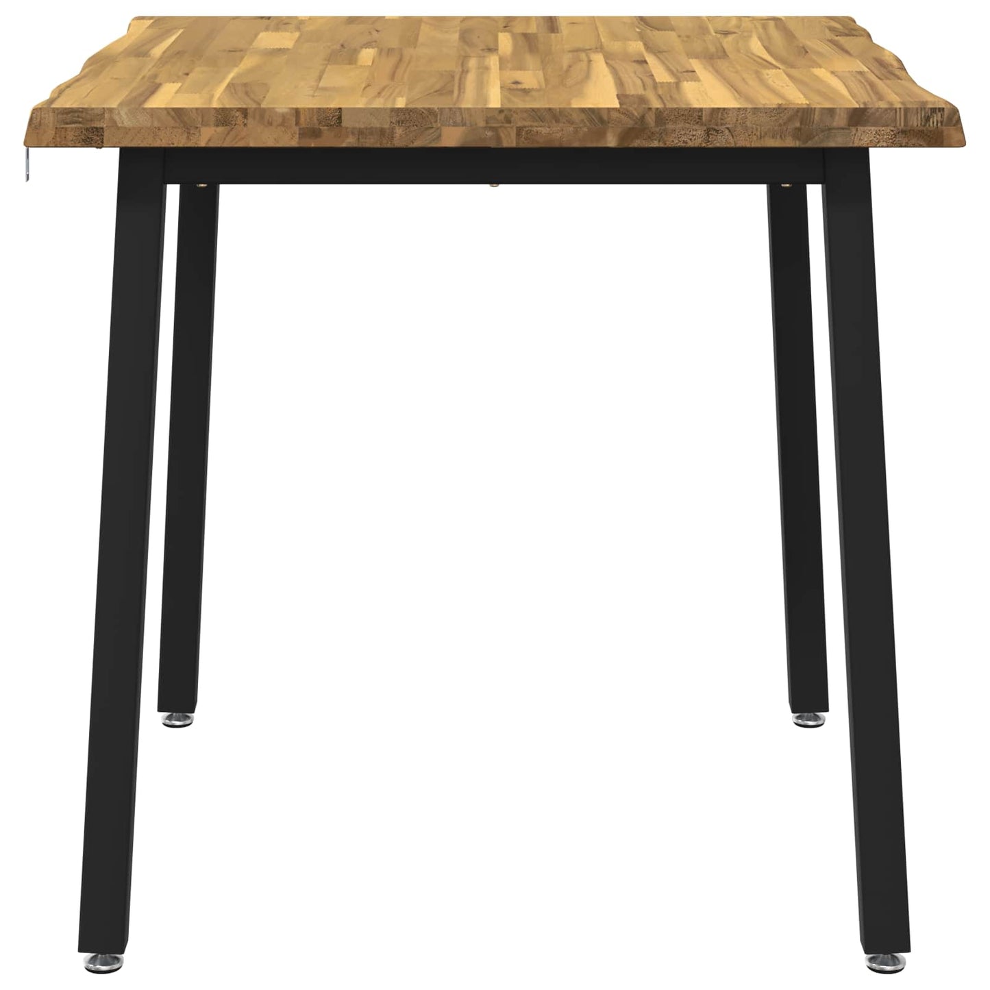 vidaXL Τραπέζι Φαγητού με Ζωντανό Χείλος 80 x 80 x 75 cm
