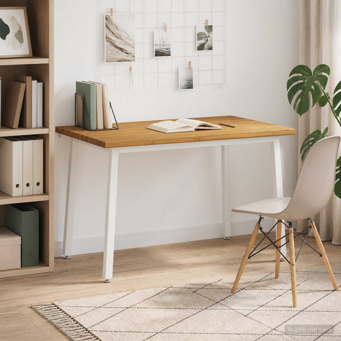 vidaXL Τραπέζι Φαγητού με Ζωντανό Χείλος 120 x 90 x 75 εκ.