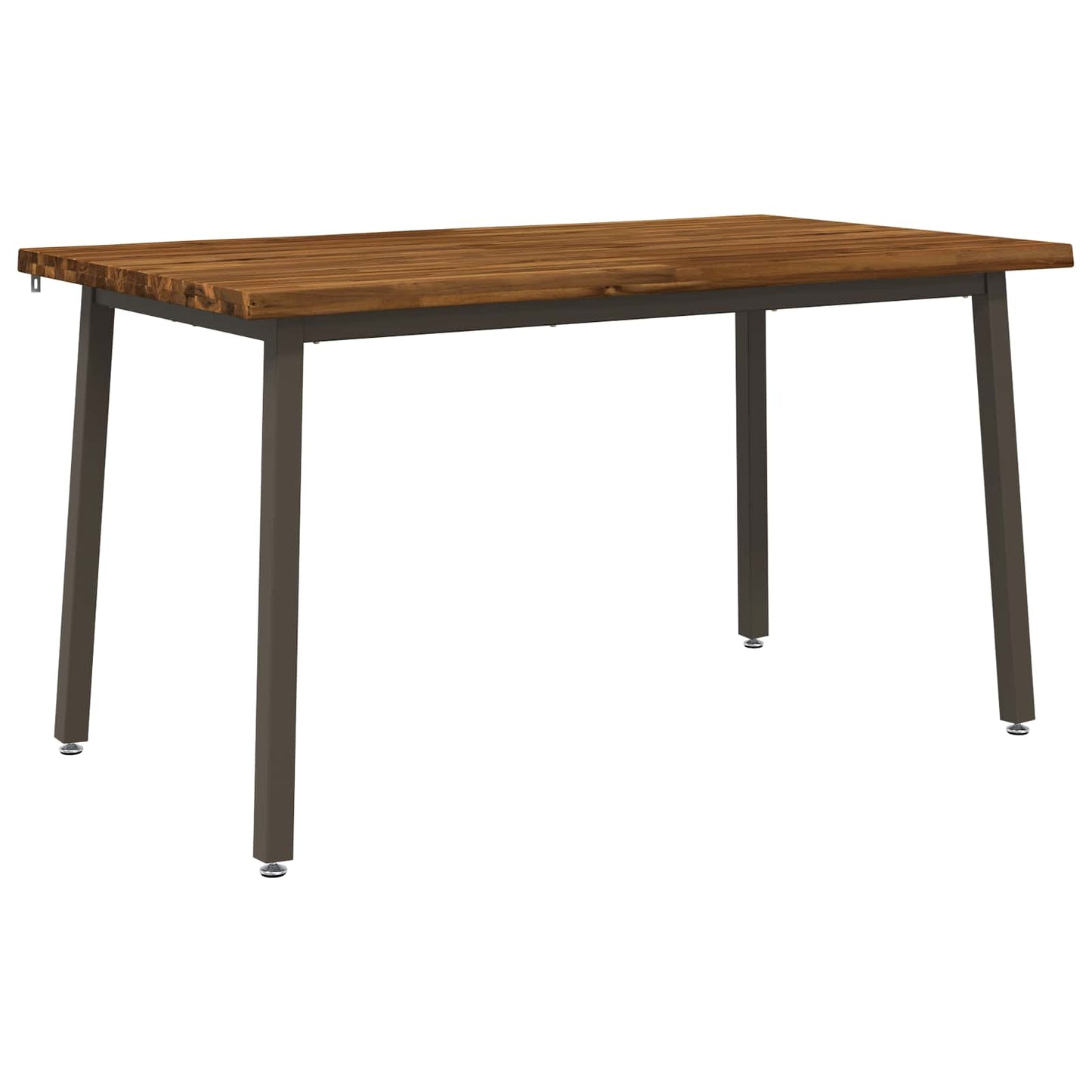 vidaXL Τραπέζι Φαγητού με Ζωντανό Χείλος 140 x 80 x 75 cm