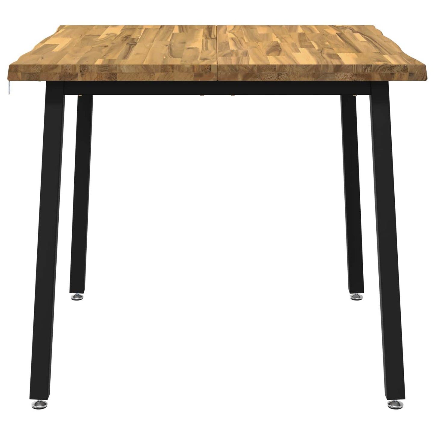 vidaXL Τραπέζι Φαγητού με Ζωντανό Χείλος 90 x 90 x 75 cm