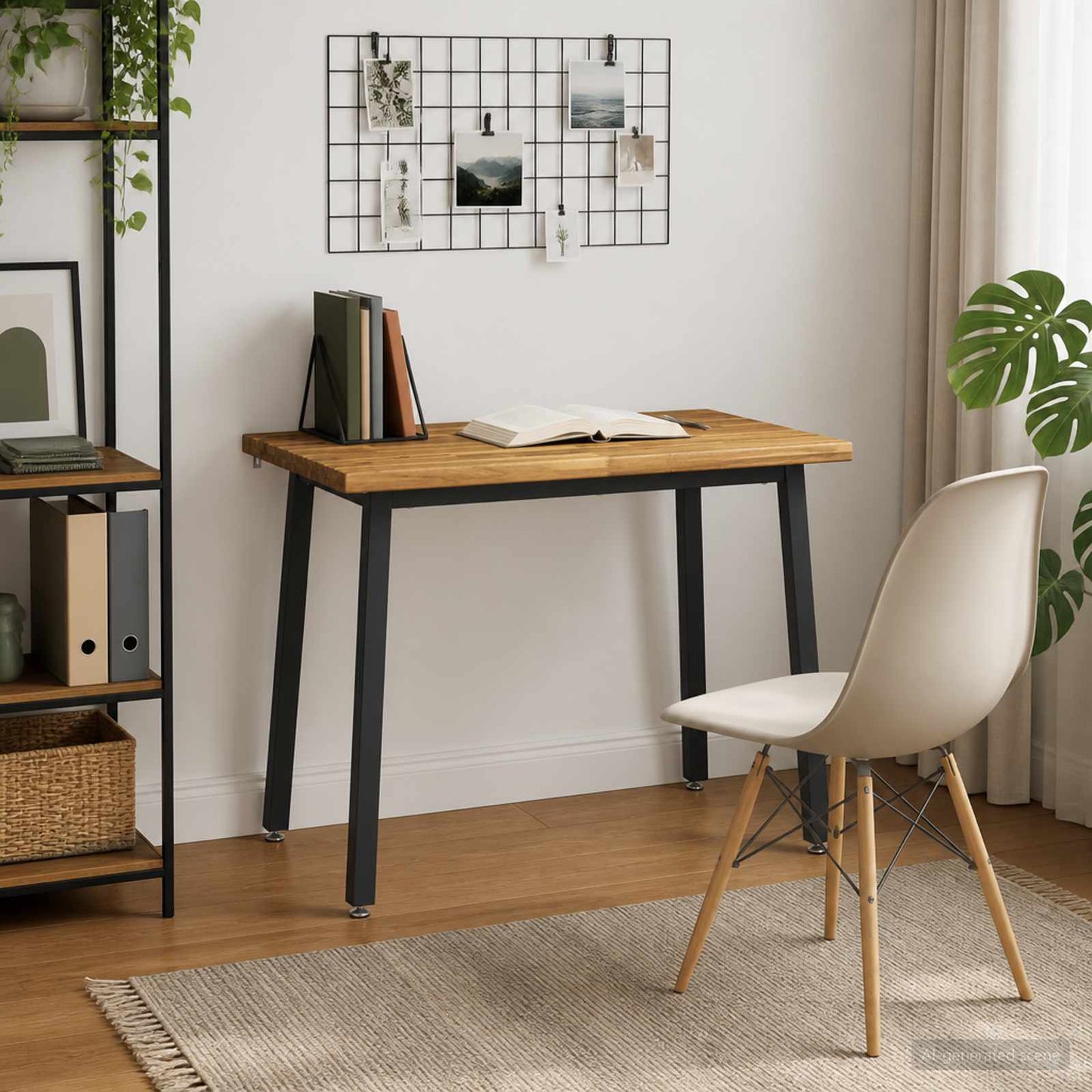 vidaXL Τετράγωνο Τραπέζι Φαγητού 110 x 55 x 75 cm Στερεό Ξύλο Ακακίας