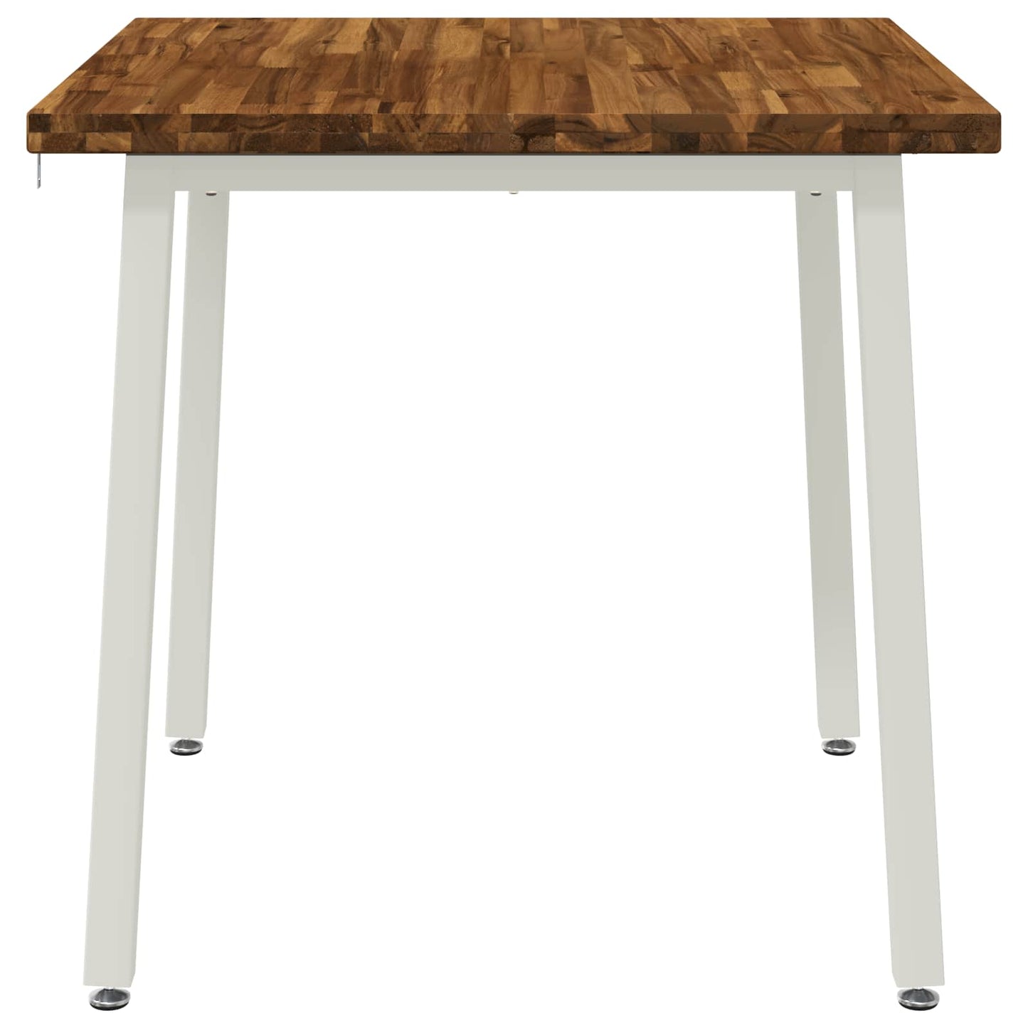 vidaXL Τετράγωνο Τραπέζι Φαγητού 80 x 80 x 75 cm Στερεό Ξύλο Ακακίας
