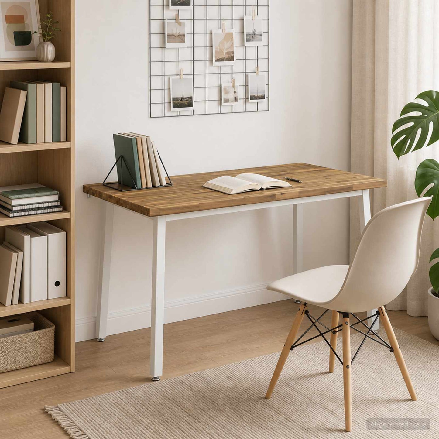 vidaXL Τετράγωνο Τραπέζι Φαγητού 140 x 70 x 75 cm Στερεό Ξύλο Ακακίας