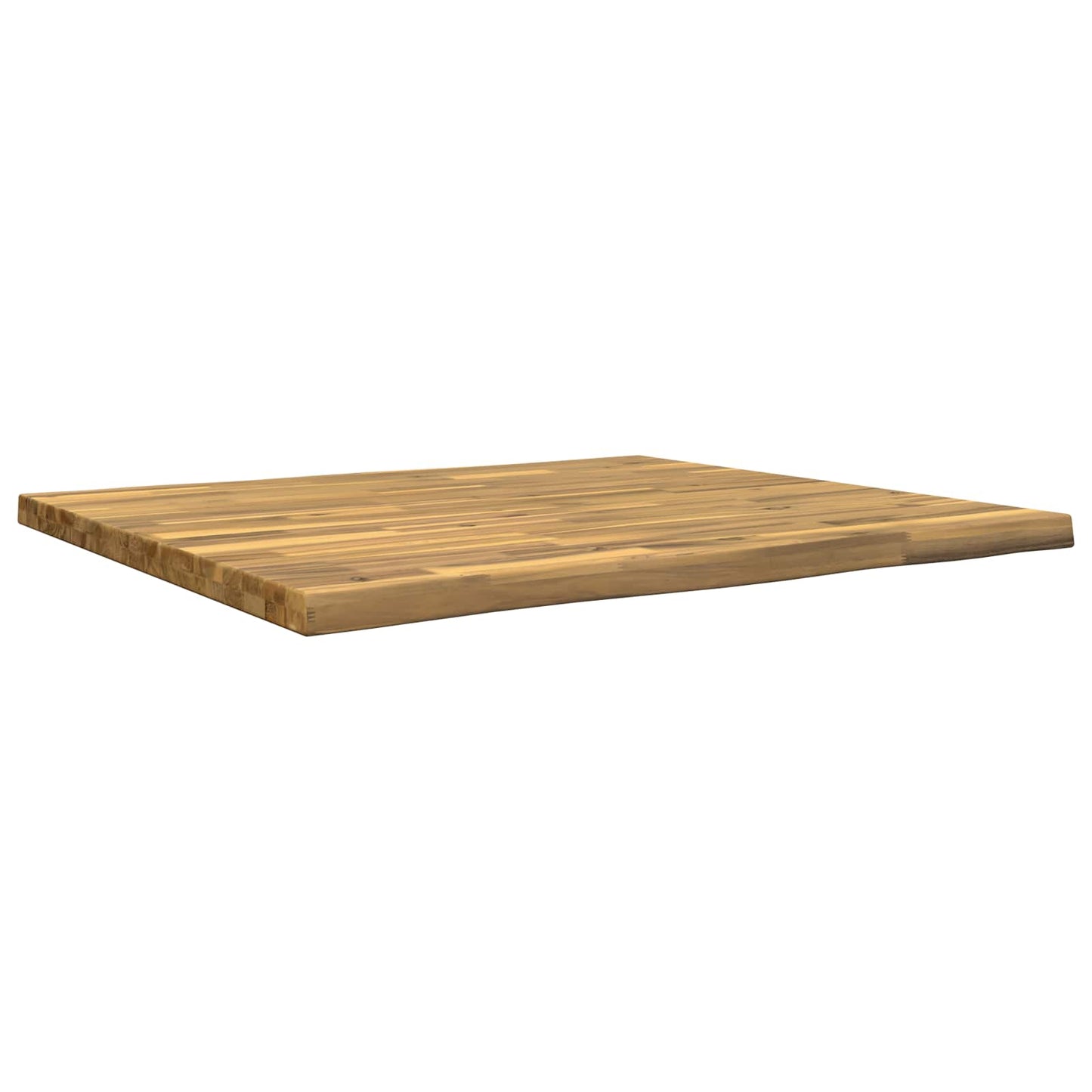 vidaXL Επιφάνεια Τραπεζιού Live Edge 90 x 80 x 3,2 cm Ορθογώνιος