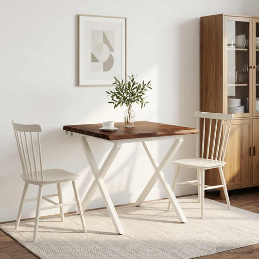 vidaXL Τραπέζι Φαγητού με Ζωντανό Χείλος 70 x 70 x 75 cm
