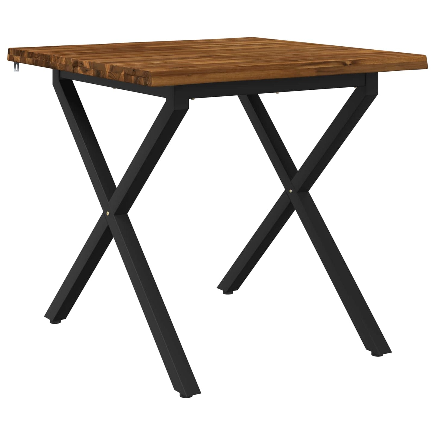 vidaXL Τραπέζι Φαγητού με Ζωντανό Χείλος 80 x 80 x 75 cm