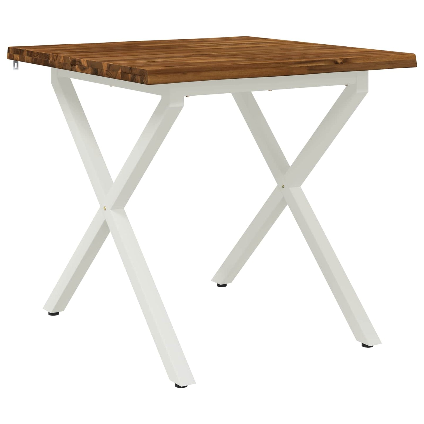 vidaXL Τραπέζι Φαγητού με Ζωντανό Χείλος 80 x 80 x 75 cm