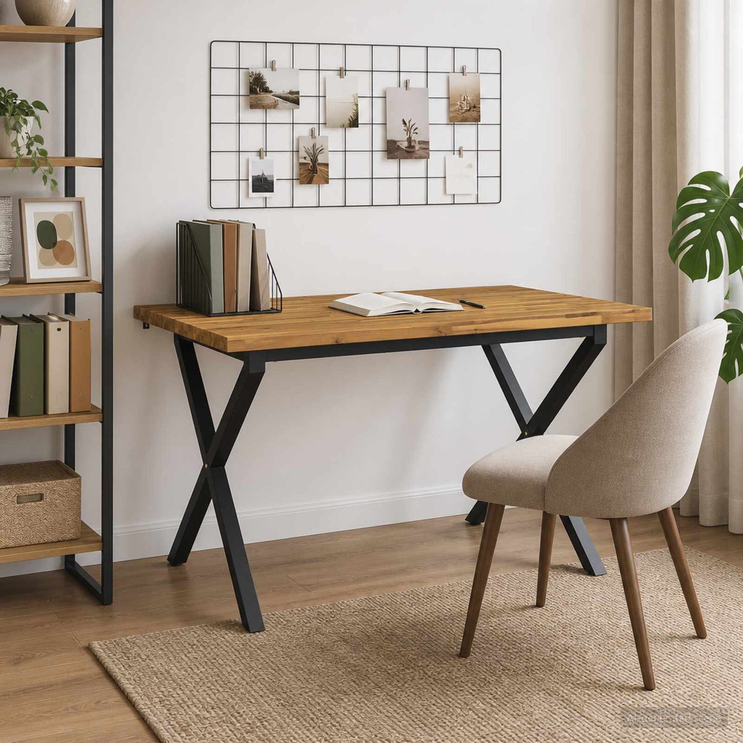 vidaXL Τραπέζι Φαγητού με Ζωντανό Χείλος 120 x 80 x 75 εκ.