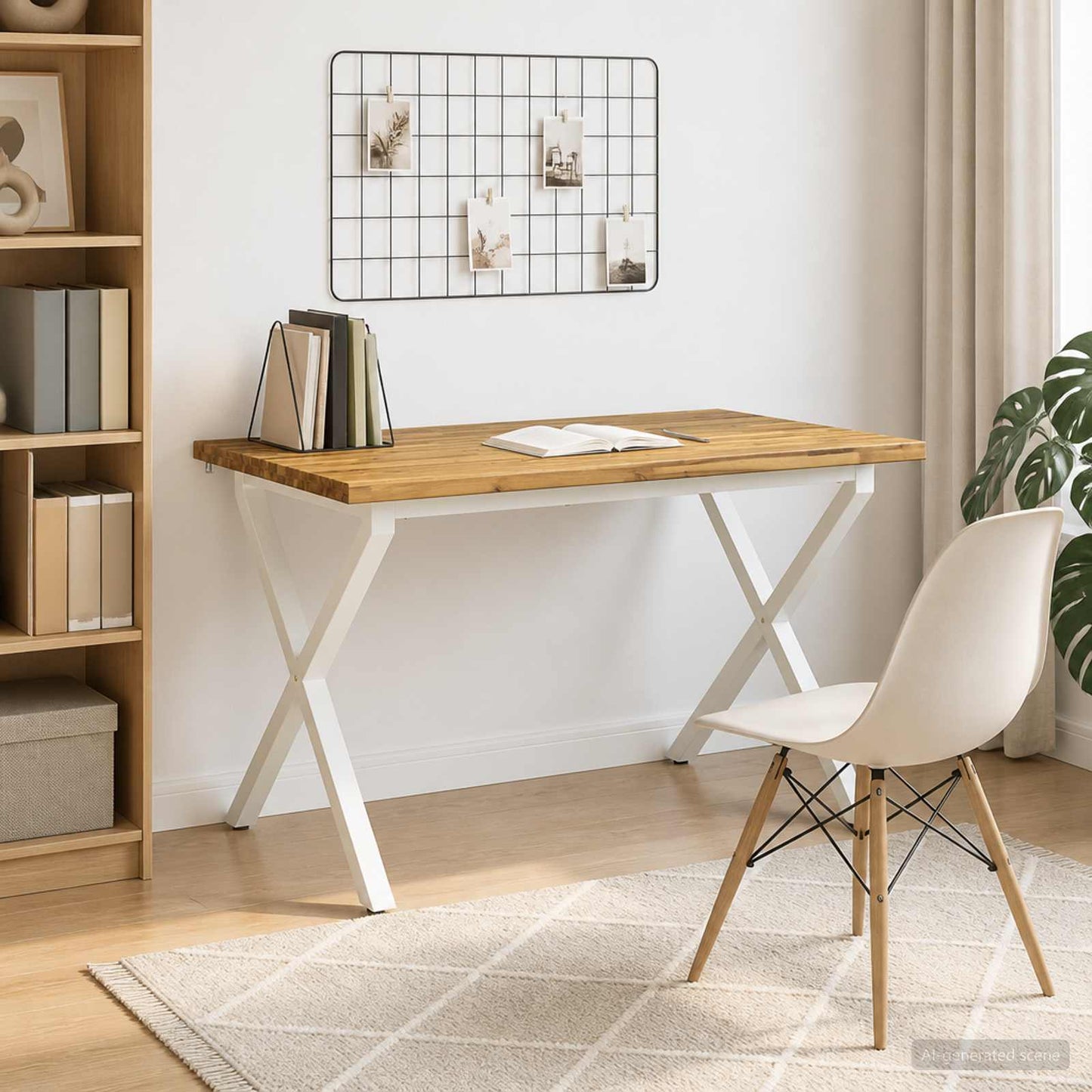 vidaXL Τραπέζι Φαγητού με Ζωντανό Χείλος 120 x 70 x 75 cm