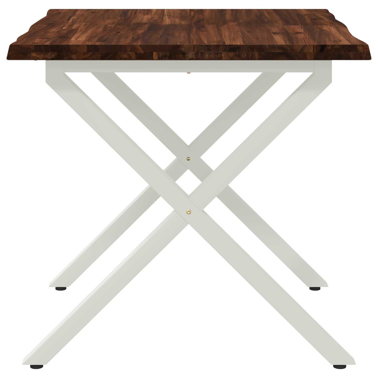vidaXL Τραπέζι Φαγητού με Ζωντανό Χείλος 90 x 90 x 75 cm