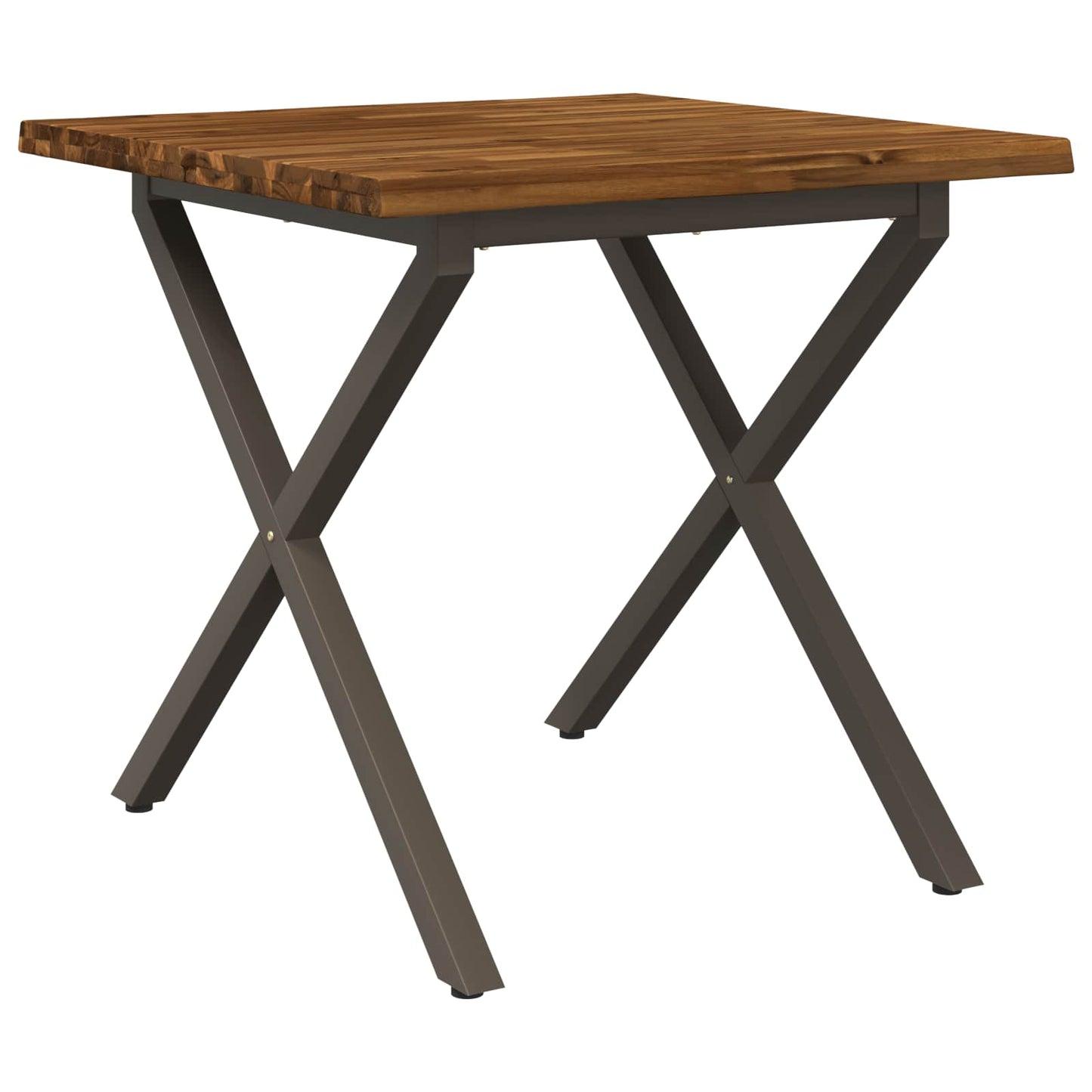 vidaXL Τραπέζι Φαγητού με Ζωντανό Χείλος 90 x 90 x 75 cm