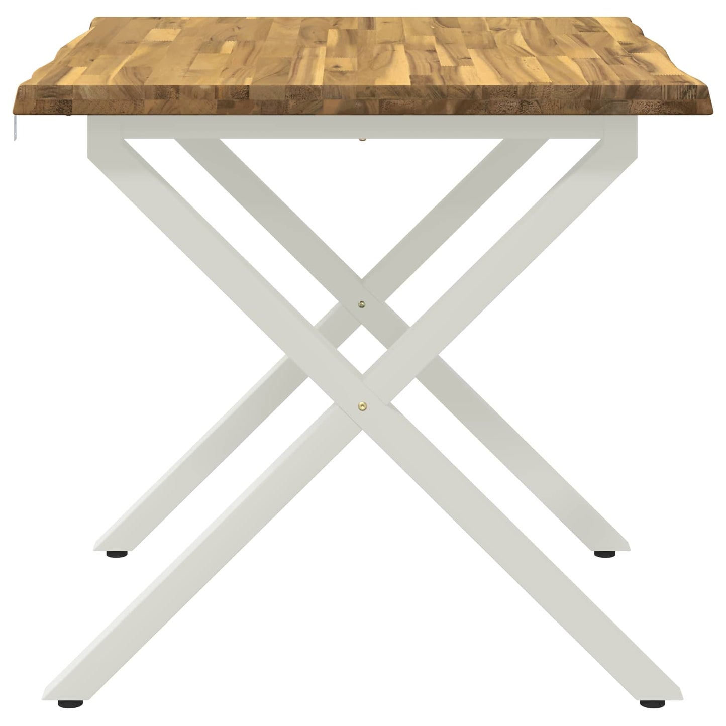 vidaXL Τραπέζι Φαγητού με Ζωντανό Χείλος 90 x 90 x 75 cm