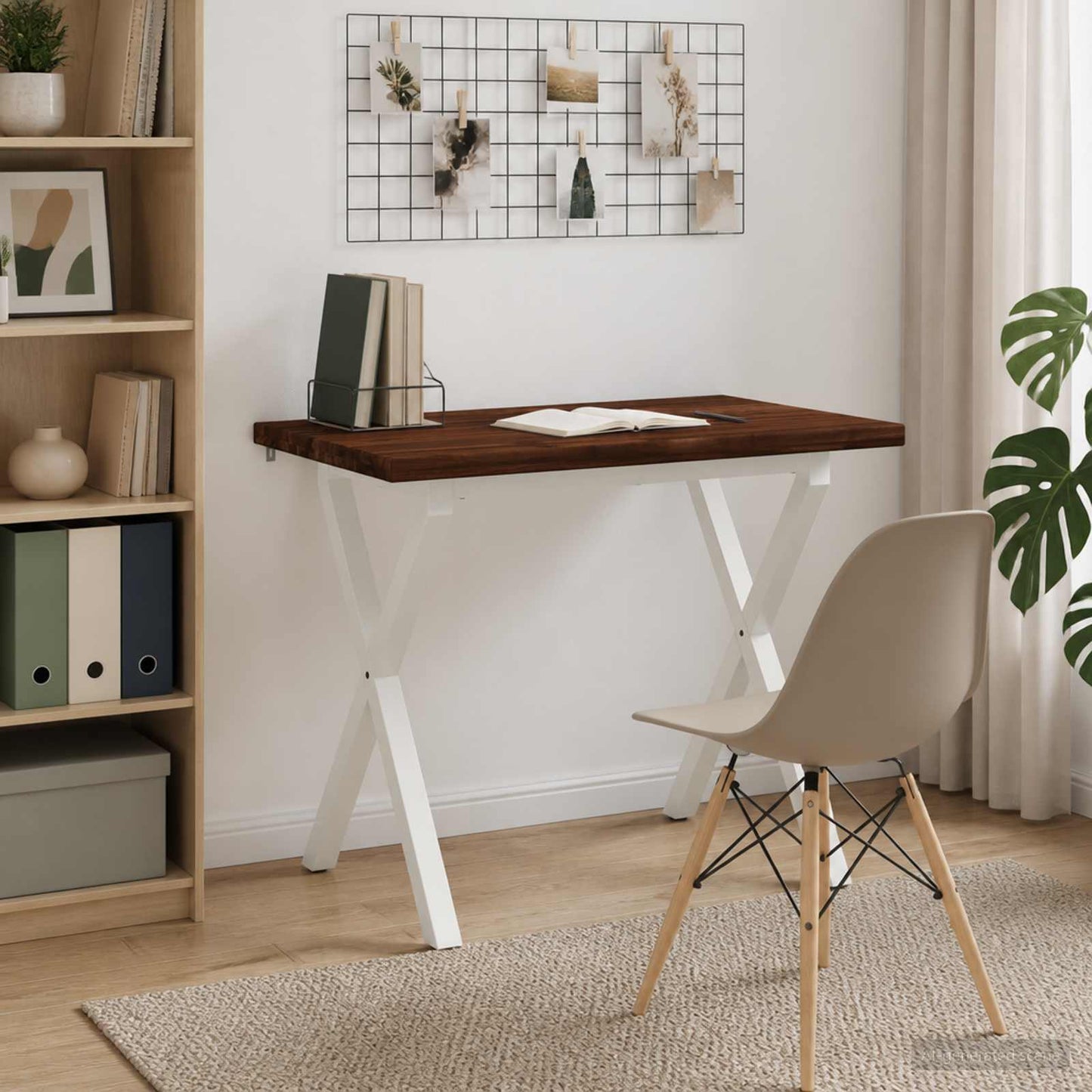 vidaXL Τετράγωνο Τραπέζι Φαγητού 90 x 55 x 75 εκ. Στερεό Ξύλο Ακακίας