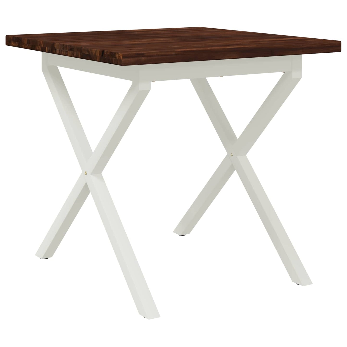 vidaXL Τετράγωνο Τραπέζι Φαγητού 70 x 70 x 75 cm Στερεό Ξύλο Ακακίας