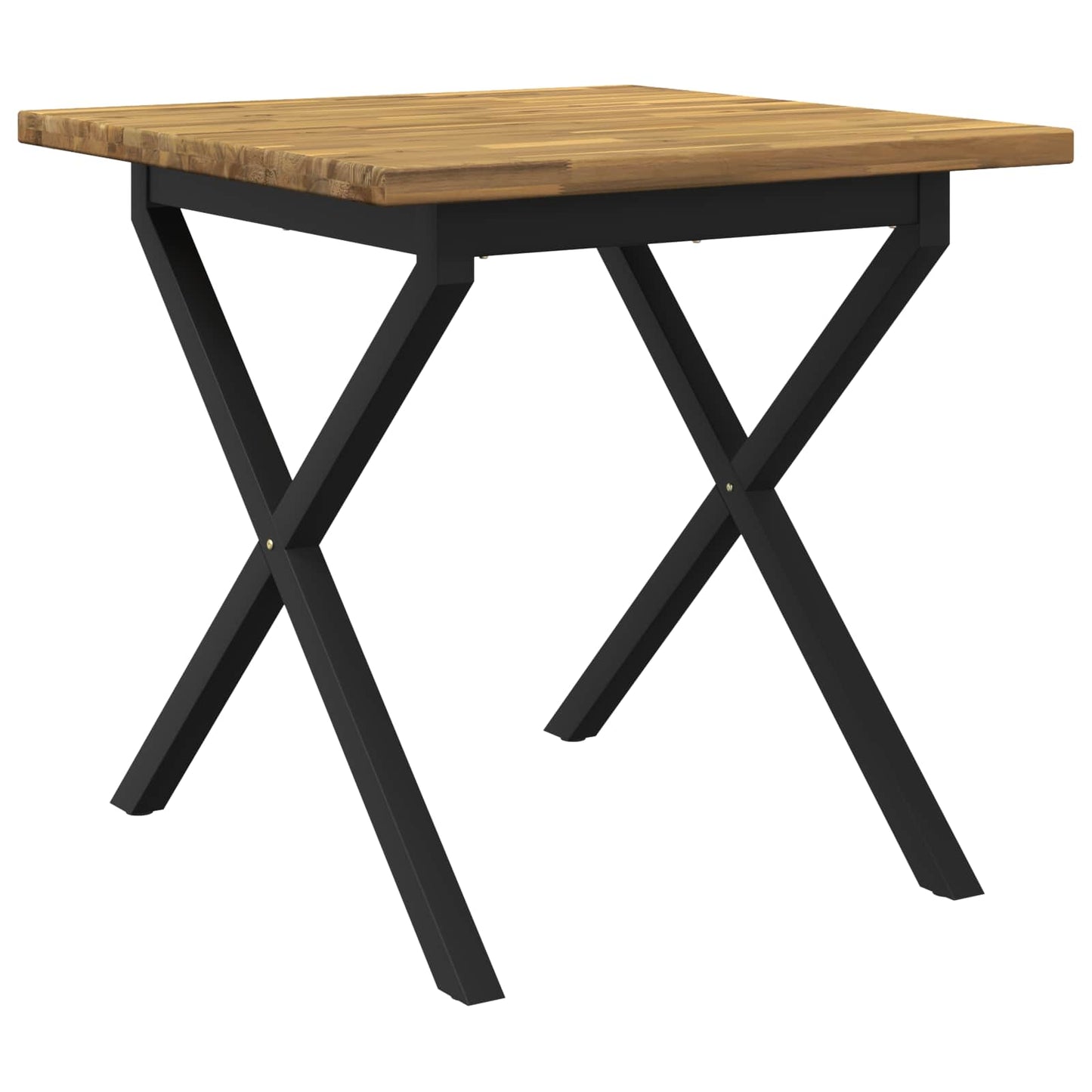 vidaXL Τετράγωνο Τραπέζι Φαγητού 80 x 80 x 75 cm Στερεό Ξύλο Ακακίας