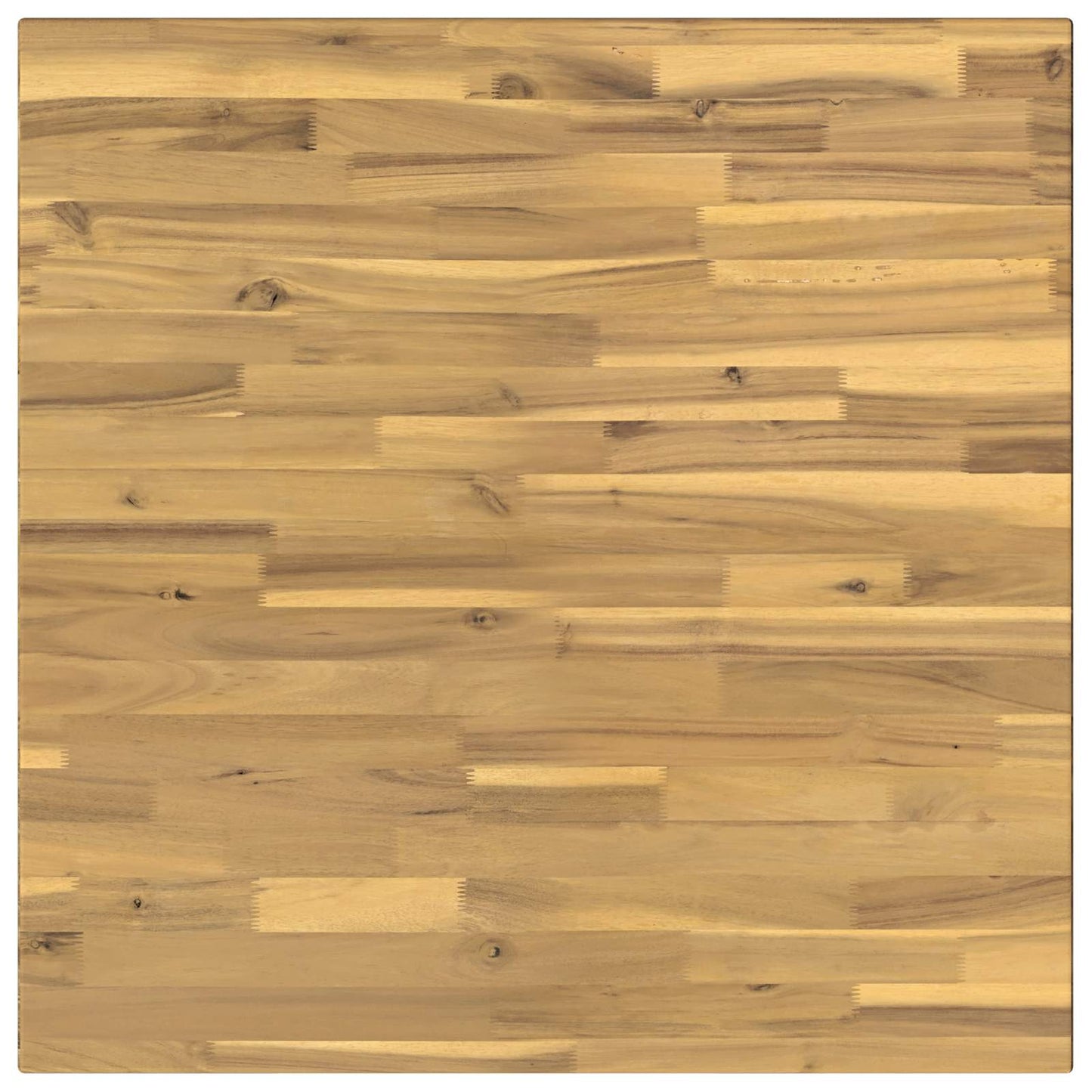 vidaXL Τετράγωνο Τραπέζι Φαγητού 80 x 80 x 75 cm Στερεό Ξύλο Ακακίας