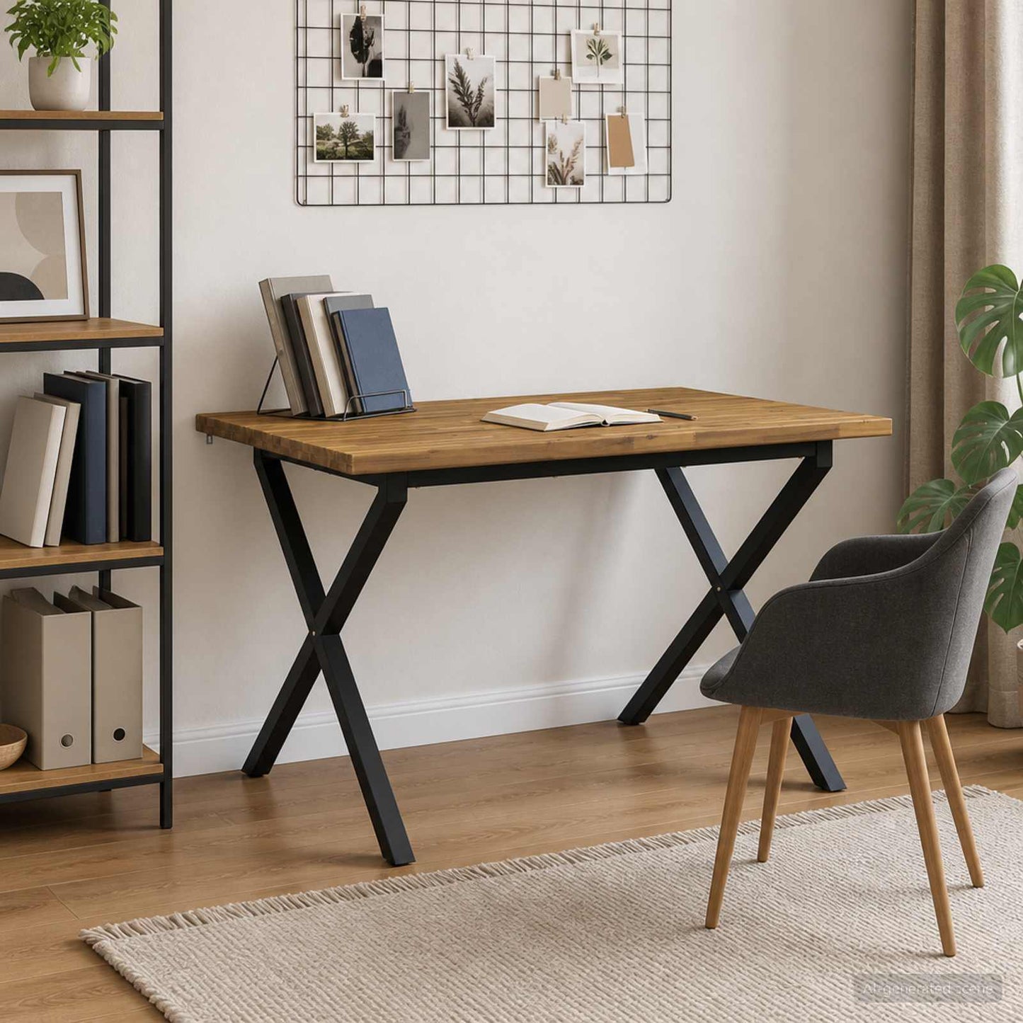 vidaXL Τετράγωνο Τραπέζι Φαγητού 120 x 90 x 75 εκ. Στερεό Ξύλο Ακακίας