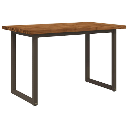 vidaXL Τραπέζι Φαγητού με Ζωντανό Χείλος 120 x 70 x 75 cm
