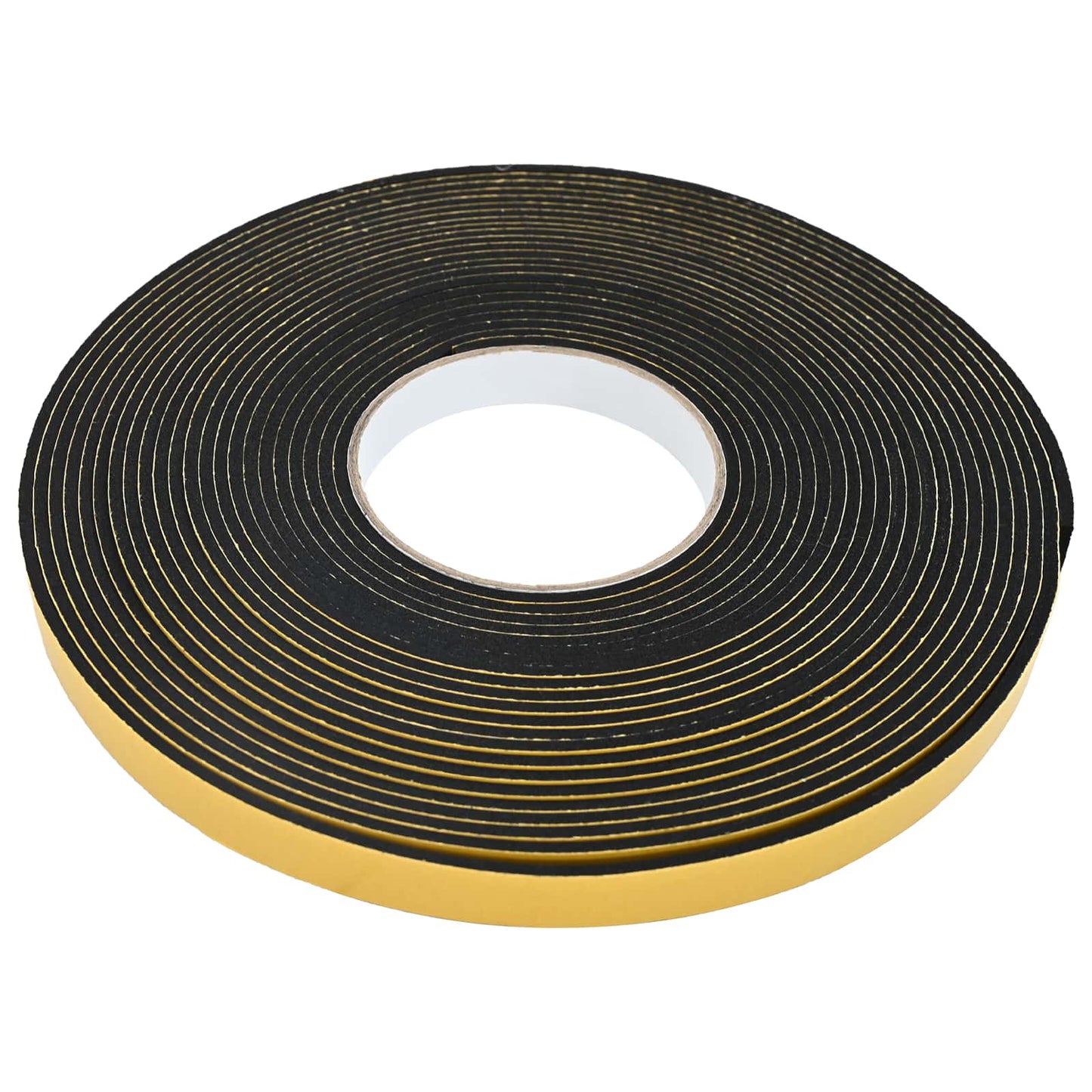 vidaXL Αυτοκόλλητη ταινία αφρού Μαύρο 15mm x 10m Χ foam CR