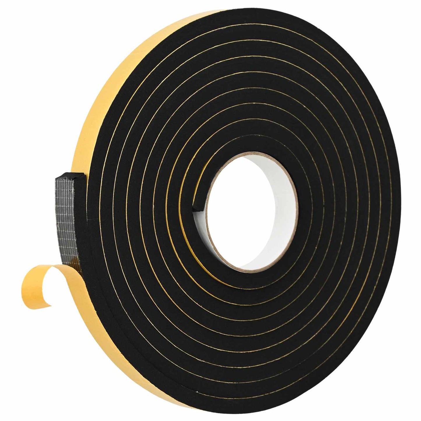 vidaXL Αυτοκόλλητη ταινία αφρού 2 pcs Μαύρο 15mm x 5m Χ foam CR