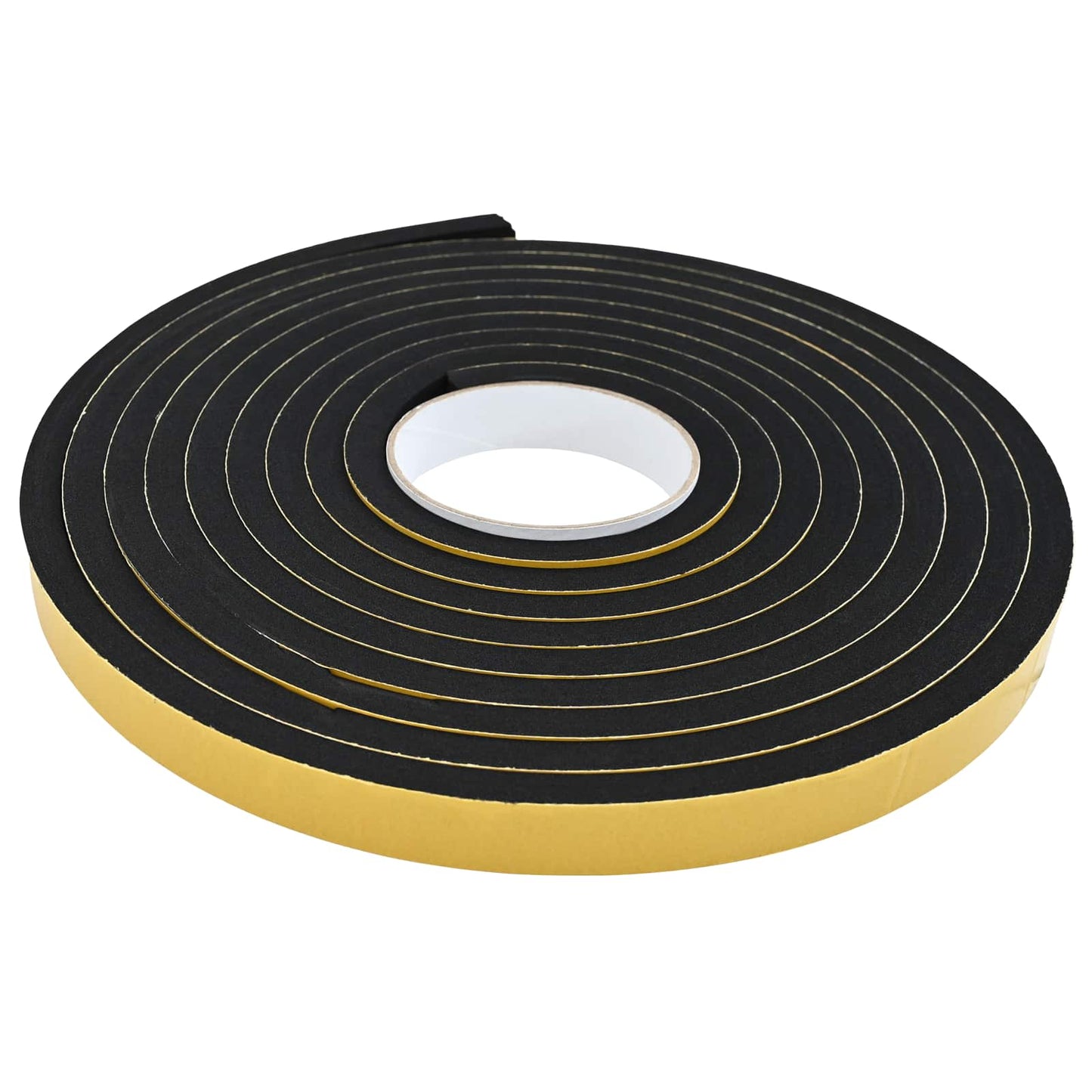 vidaXL Αυτοκόλλητη ταινία αφρού 2 pcs Μαύρο 15mm x 5m Χ foam CR