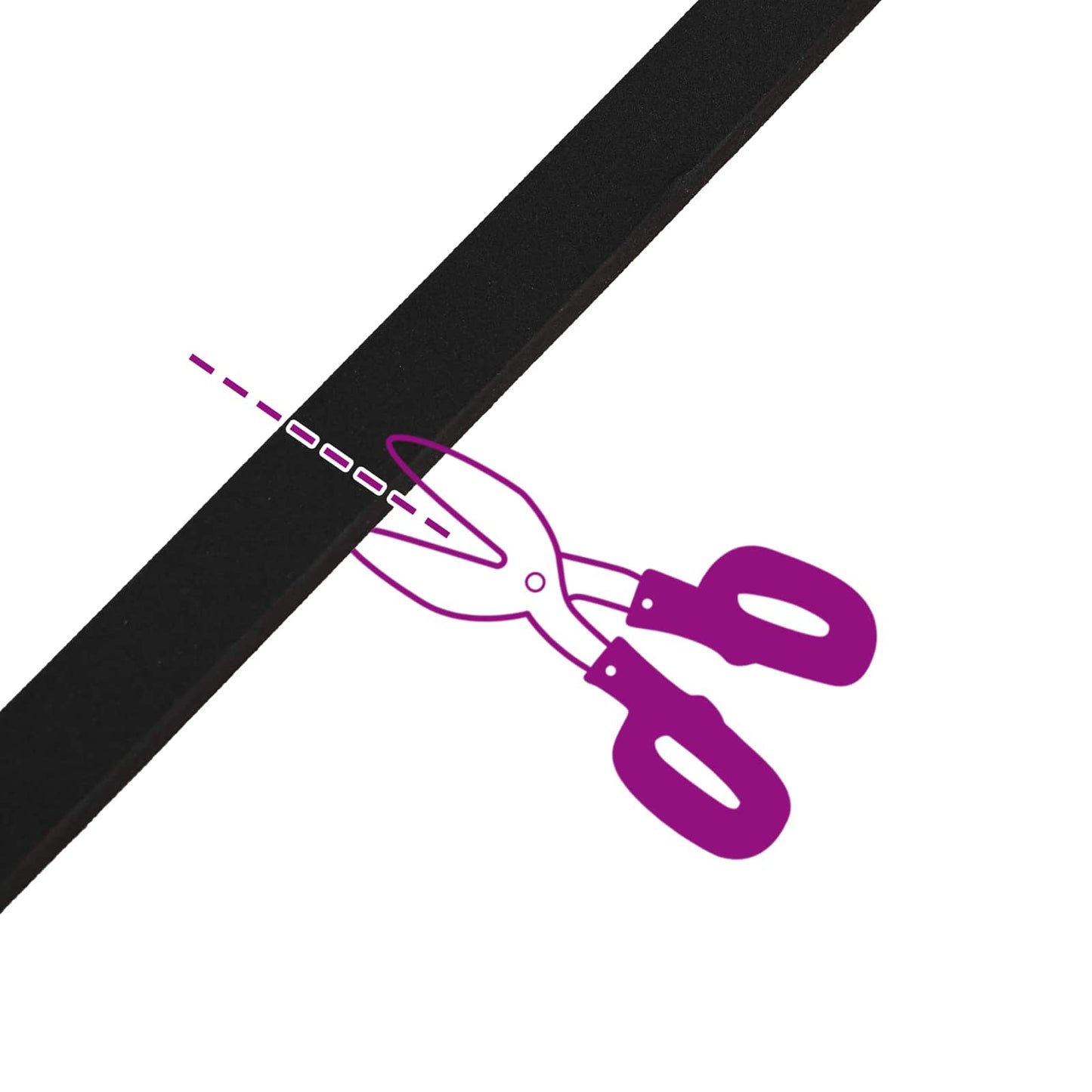vidaXL Αυτοκόλλητη ταινία αφρού 2 pcs Μαύρο 20mm x 5m Χ foam CR