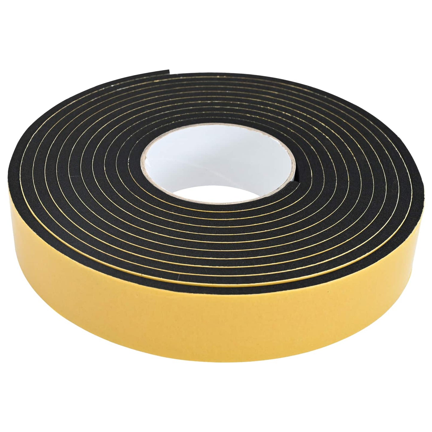vidaXL Αυτοκόλλητη ταινία αφρού 10 pcs Μαύρο 30χιλ x 5μ Χ foam CR