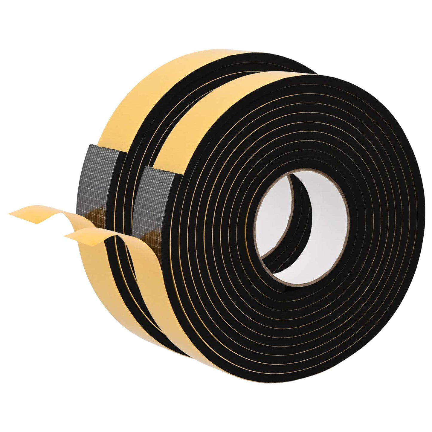 vidaXL Αυτοκόλλητη ταινία αφρού 2 pcs Μαύρο 40 χλστ. x 5 μ. Χ foam CR