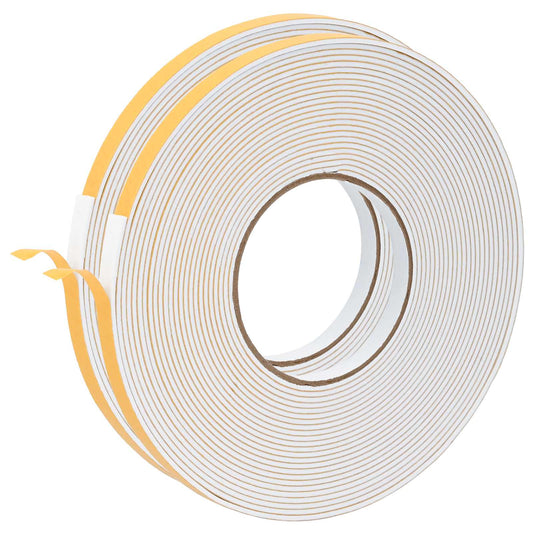 vidaXL Αυτοκόλλητη ταινία αφρού 2 pcs Λευκό 10 χιλ. x 10 μ. Χ foam CR