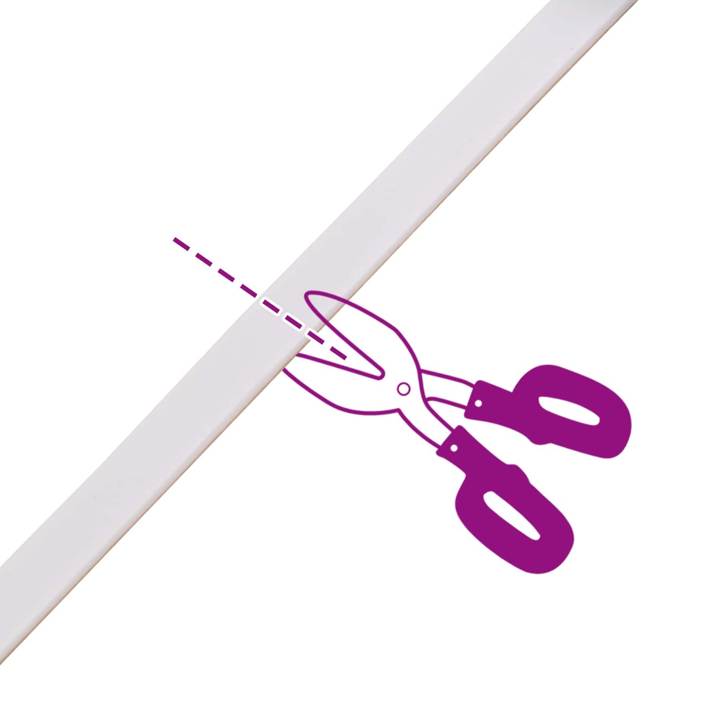 vidaXL Αυτοκόλλητη ταινία αφρού 10 pcs Λευκό 10 χιλ. x 10 μ. Χ foam CR