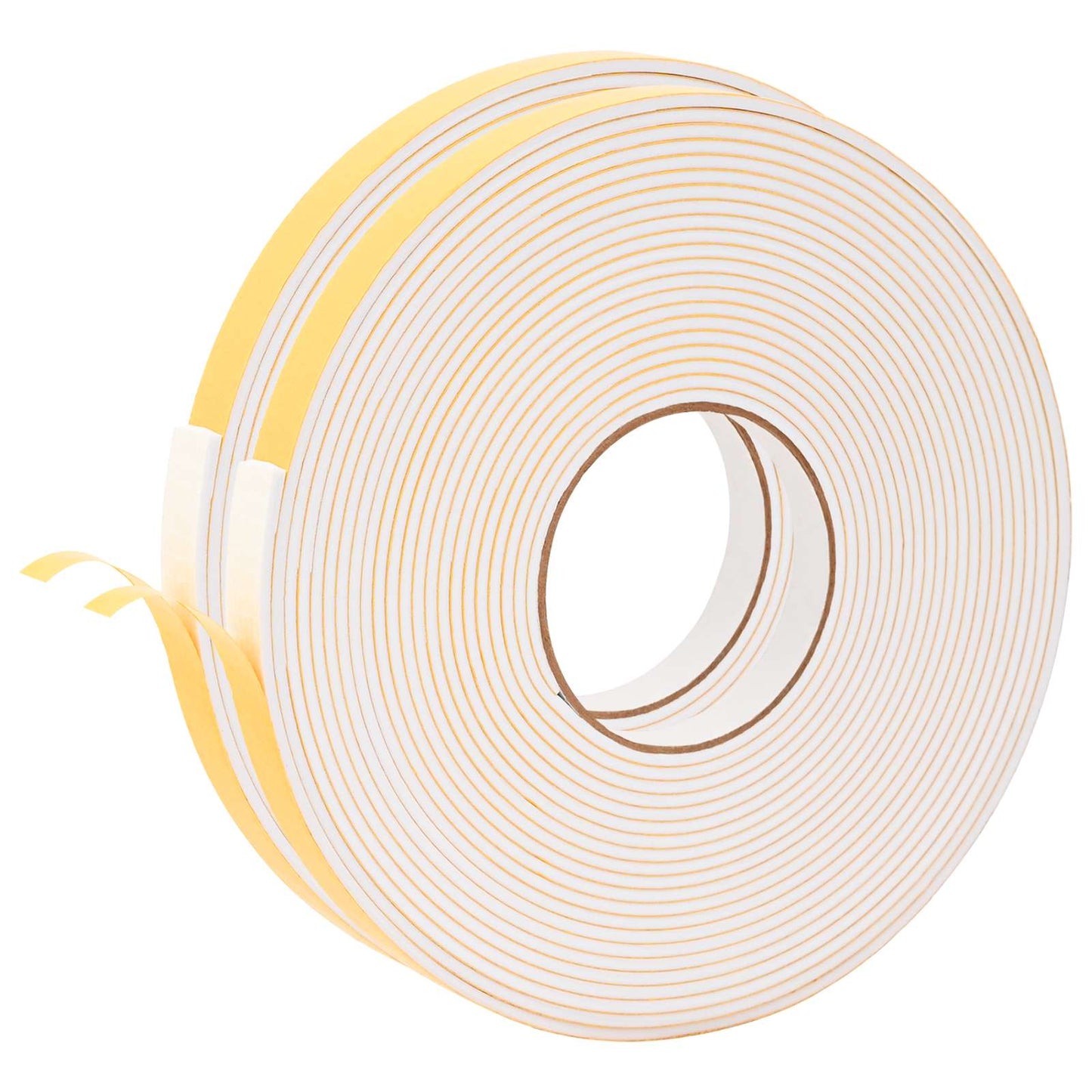 vidaXL Αυτοκόλλητη ταινία αφρού 2 pcs Λευκό 10 χιλ. x 10 μ. Χ foam CR