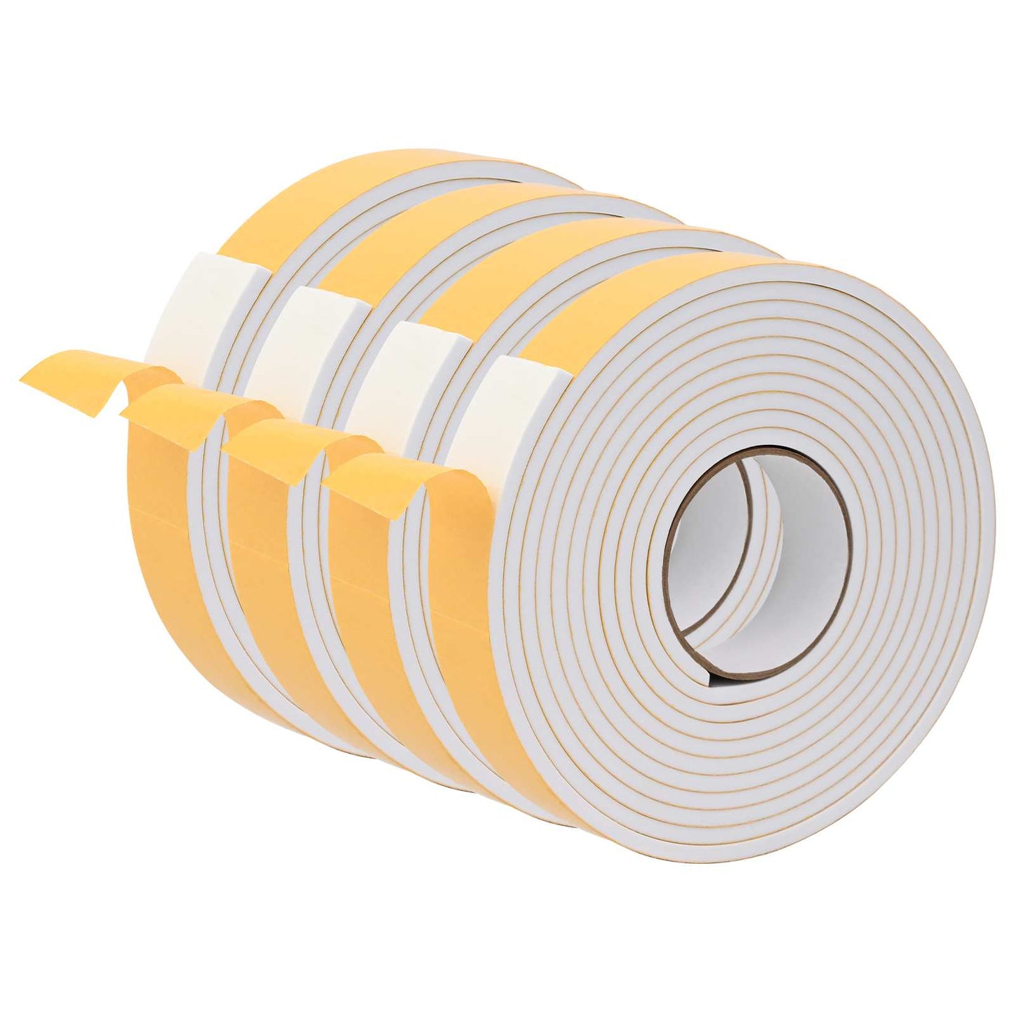 vidaXL Αυτοκόλλητη ταινία αφρού 4 pcs Λευκό 30χλμ x 5μ Χ foam CR