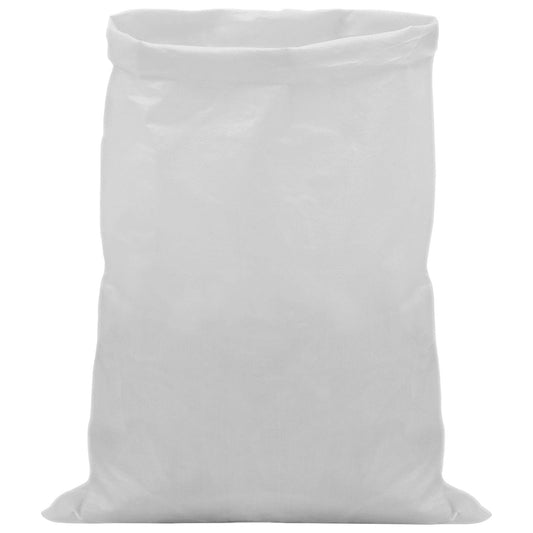 vidaXL Υφασμάτινοι σακίδες 10 pcs Λευκό 30 x 45 εκ PP