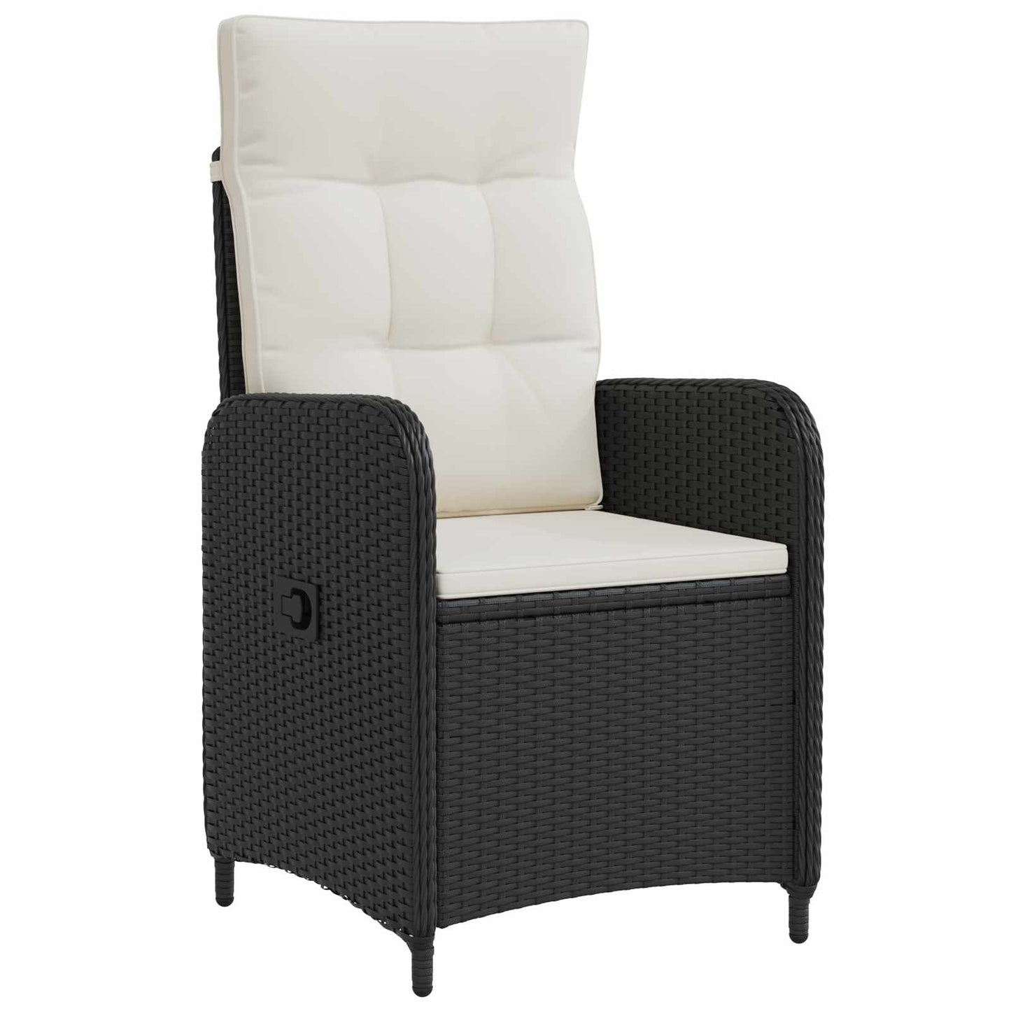 vidaXL Σετ Εξωτερικής Τραπέζης 5 τμχ. Μαύρο και Κρεμ Λευκό