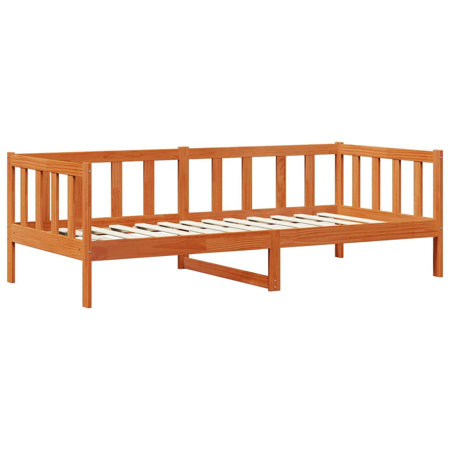 vidaXL Σετ Κρεβατιού Ημέρας Κερωμένο Καφέ 90 x 200 cm Στερεό πεύκο
