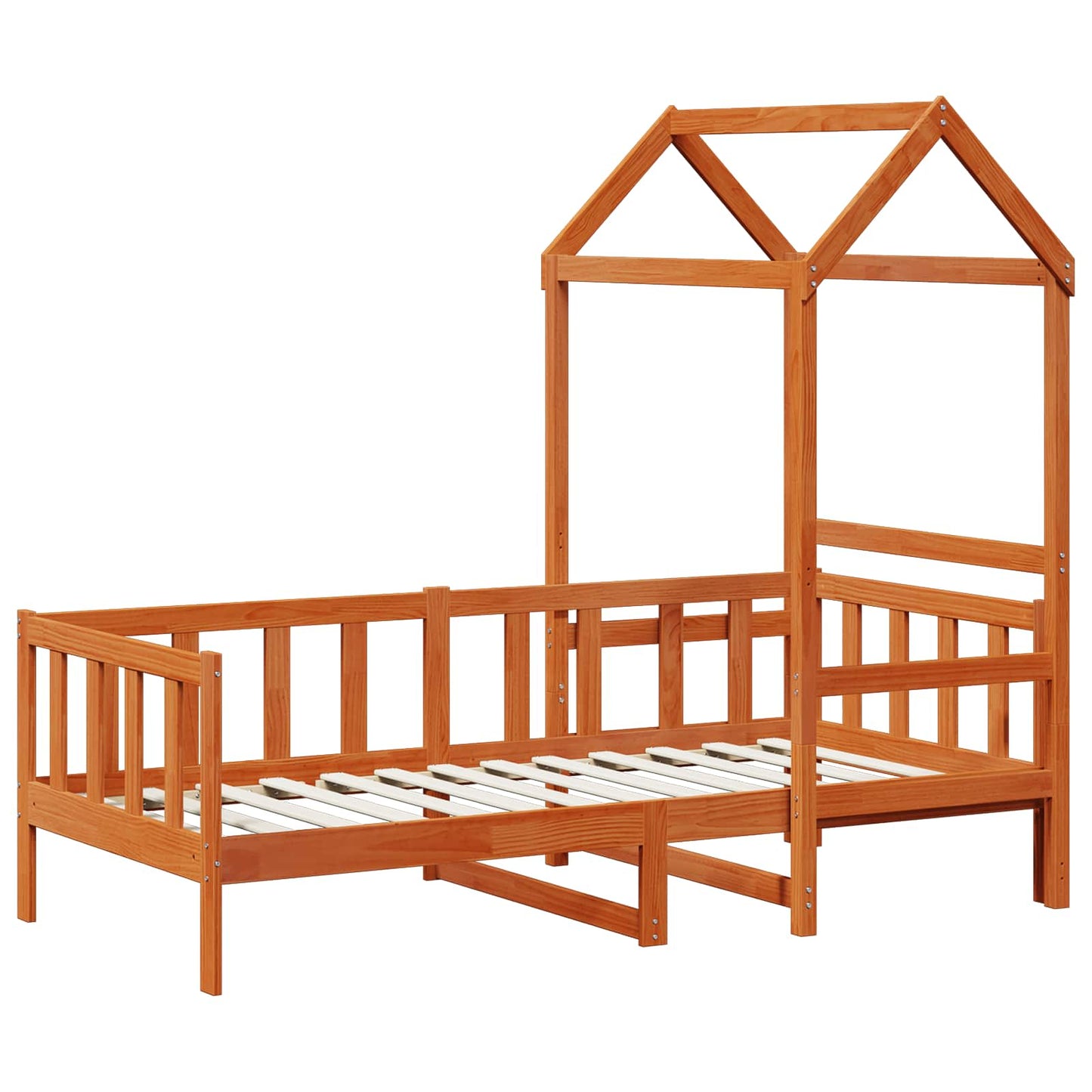 vidaXL Σετ Κρεβατιού Ημέρας 2 pcs Κερωτό καφέ Στερεά ξυλεία πεύκου