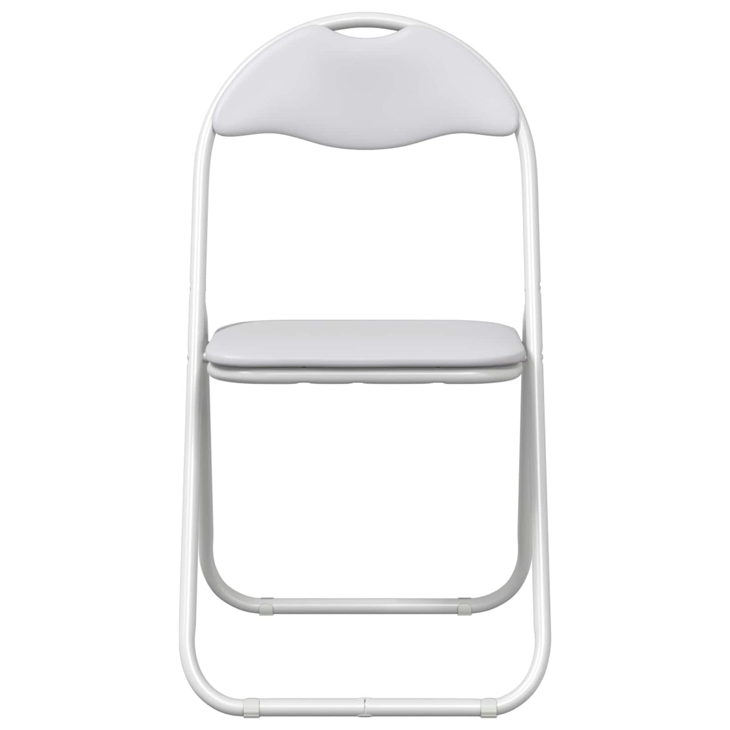 vidaXL Πτυσσόμενη Καρέκλα 2 pcs Λευκό και Γκρι 48 x 43,5 x 81 εκ.