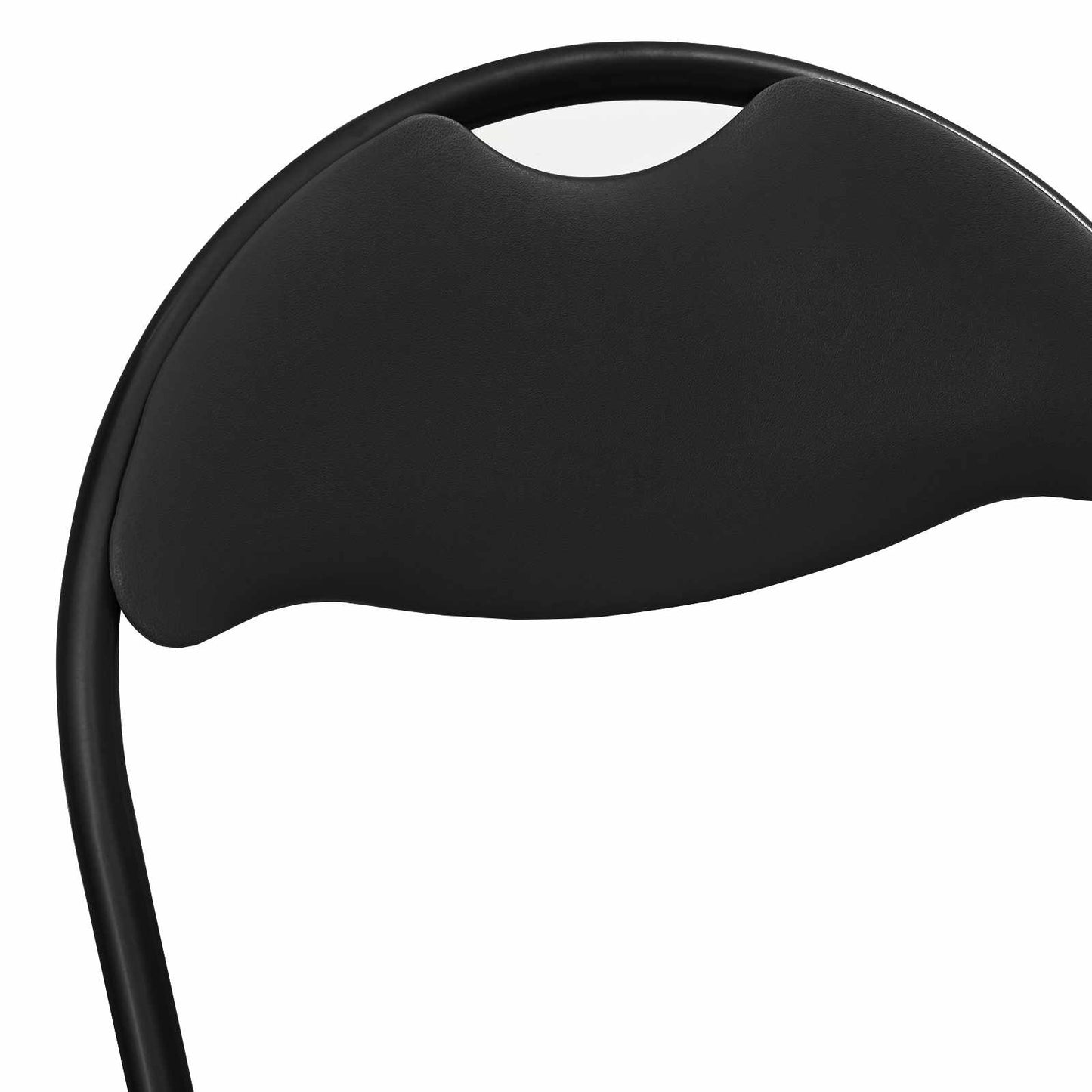 vidaXL Πτυσσόμενη Καρέκλα 2 pcs Μαύρο 48 x 43,5 x 81 εκ. Τεχνητό Δέρμα