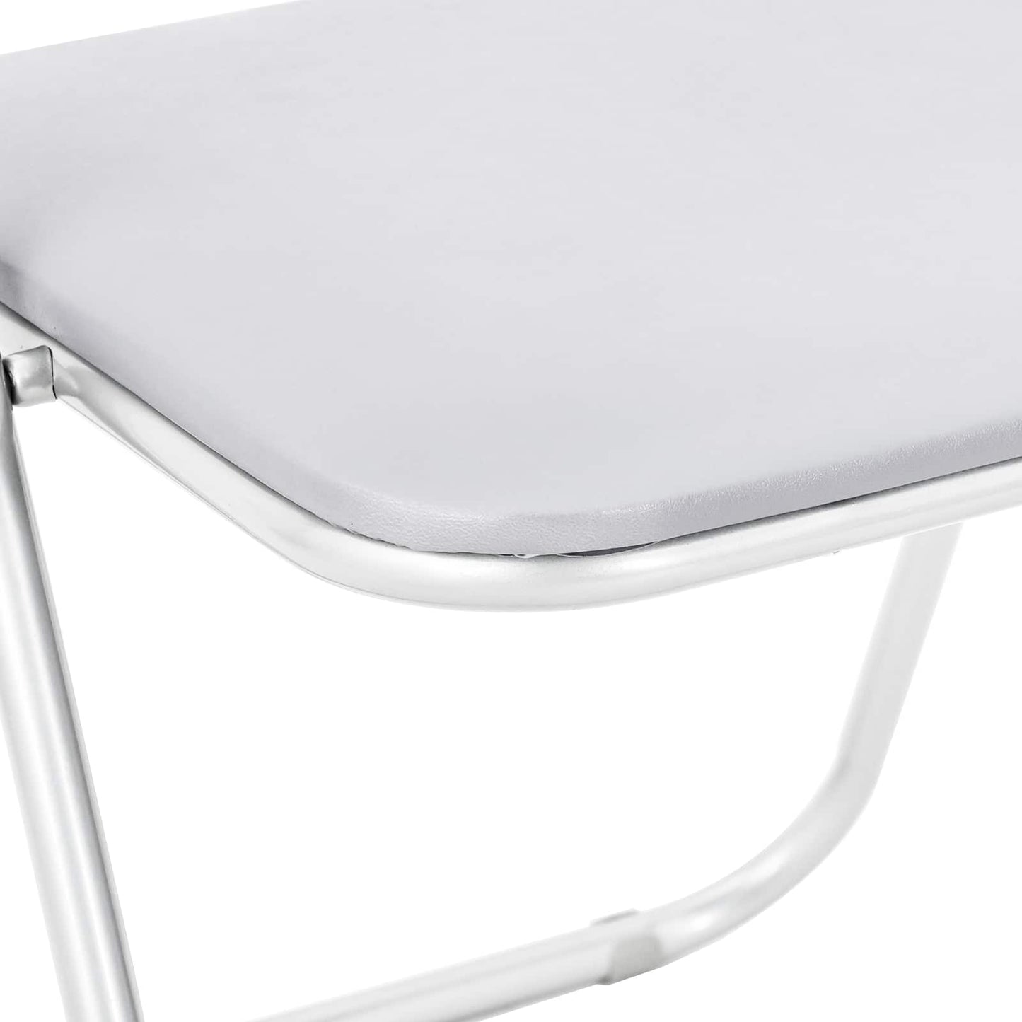 vidaXL Πτυσσόμενη Καρέκλα 8 pcs Λευκός 48 x 43,5 x 81 εκ.